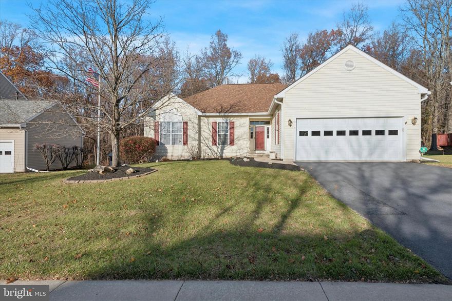 ***UPDATE - Offers received. All highest and best offers to be submitted by 11/22/25 at 5pm 

Welcome to 414 Hatteras Rd! This fantastic 3-bedroom home is a perfect ranch model located in the Branford Village community. Step into the inviting foyer with hardwood flooring that leads you to the living room, featuring a cathedral ceiling and gas fireplace. Enjoy preparing meals in the spacious kitchen, which offers an abundance of cabinet space, white & stainless appliances, ceiling fan, and a bright breakfast area with a slider that opens to the back patio. Next, you'll find the formal dining room or den however you prefer to use it. Enter the master retreat, complete with a large walk-in closet, vaulted ceiling, and a master bath that includes a soaking tub, dual vanity, and a standing shower. There are two additional spacious bedrooms and a full hall bath. Take advantage of the unfinished basement and the 2-car garage for extra storage solutions! Entertain your guests on concrete patio with quiet wood views. This home is located with  walking trails leading to East Fallowfield Park. Additional features include an open floor plan, large living areas, new roof in 2023, HVAC replaced in 2017 which is energy efficient, 80 gallon hot water heater, radon system, whole house generator, wired for security system and low HOA fees. This move-in ready home is just waiting for you to make it your own!