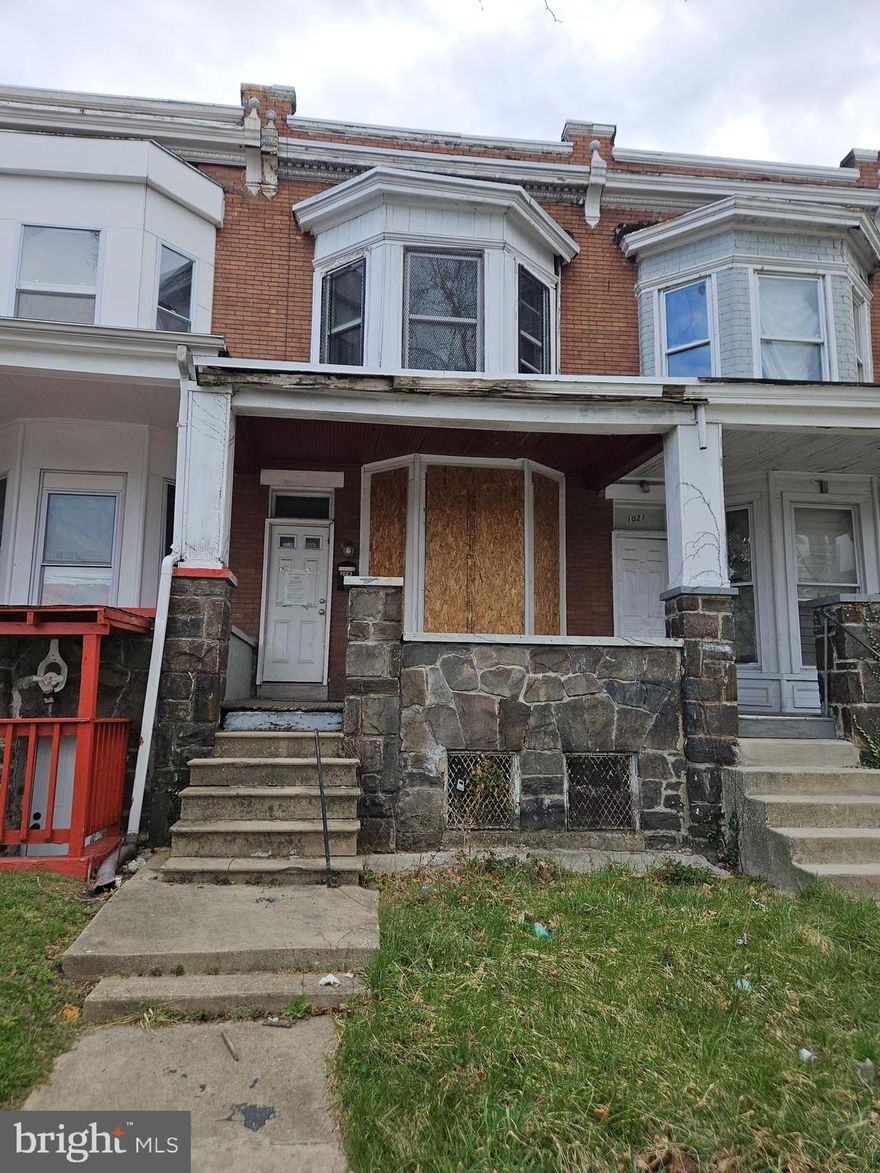 Unlock massive value with this prime investment in Baltimore's booming Mosher neighborhood! 
Yes, it needs a full rehab—but the potential is unmatched. Imagine transforming this spacious gem into your next profitable project:3 Large Bedrooms, 3 Full Baths, Expansive Basement Space!
Perfect for rentals, flips, or your next BRRRR strategy—act fast because deals like this don't stay available for long!