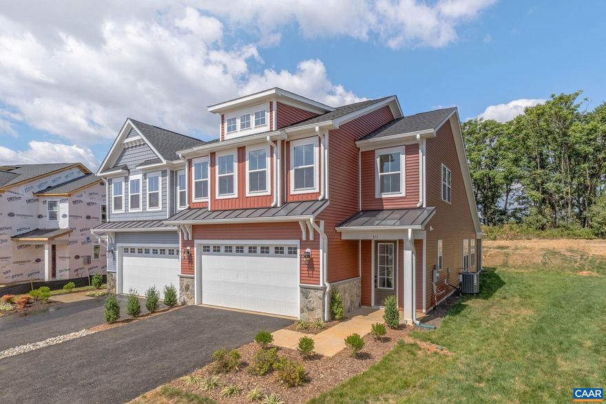 Experience the ease of main-level living in The Bayberry, a 3-bedroom, 2.5-bath villa with 2,222 square feet of thoughtfully finished space. Located on a premium lot in Creekwood Village, this home features a main-level primary suite with a spacious walk-in closet and private bath, along with a screened porch ideal for relaxing or hosting. The open-concept layout includes a kitchen with granite countertops and cushion-close cabinetry, oak stairs, and a versatile upper level with a loft, two bedrooms, pocket office, and full split bath. Extras like a zero-step entry garage, cubbies in the laundry room, and wooden shelving throughout add practical comfort to this low-maintenance villa. Actual photos!,Granite Counter,Painted Cabinets