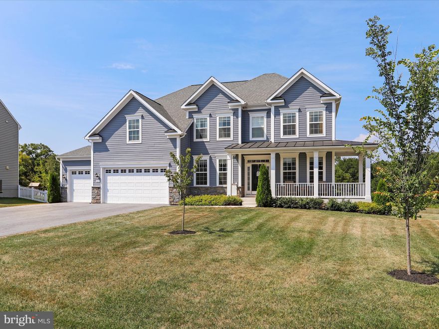 Welcome to Petworth! This gorgeous 4 bedroom home nestled in Westfields has so much to say and even more to offer! Upon arriving you are greeted with the grandness this home has and it's 3 car garage with plenty of parking and backing to the woods/field. When entering the the striking stair chase splits the open concept home giving you a wonderful view of the dining area, office space, family room and beautiful kitchen! The natural light follows all through the home and the kitchen is no exception! Enjoy the walk in pantry, the eat at island, gas cook top, upgraded counter tops, in wall over, copious amount of cabinets and the view! Looking for peace? Step out onto the incredible large covered deck/porch with an view of the woods and backyard Upstairs are your 3 spacious bedrooms and the full primary suite featuring the tray ceiling, large walk in closets, yet plural, and of course the en suite with two separate vanities , dual shower heads, more storage and the beautiful walk in shower! As if that is not enough space, the full finished basement awaits! Take advantage of the continued natural light all through the great room, the storage space, and even the extra rooms great for guests, a play area and or a work out room or craft room! Once you are finished taking in the home stroll through the neighborhood on the connecting walking trails, enjoy the neighborhood pool and playground and so much more! TV's are negotiable!