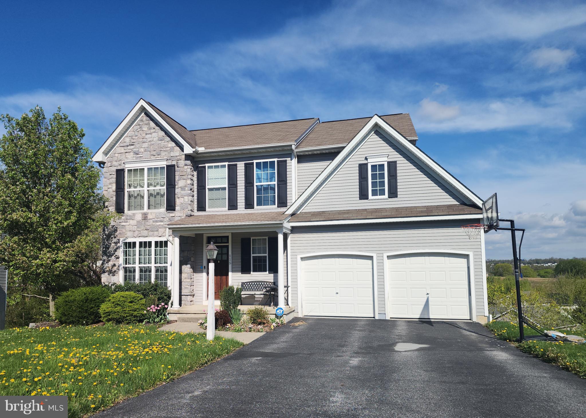 This beautiful 4 bedroom colonial is freshly painted and move in ready. This home recently returned to the market through no fault from the seller. With the open floor plan, it is perfect for entertaining. There is a HUGE family room with gas fireplace, open to the kitchen. But the 2nd floor has an opportunity for a second family room with great size bedrooms. Sliders exist off kitchen, but no deck was installed...make it your own! The basement is unfinished and very large with a slider to the outside and rough in for a bathroom. Come view this beautiful home today!