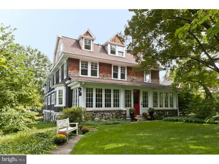 Enjoy the coveted South Wayne life this Spring! History abounds in this gorgeous,classic WALK TO WAYNE home which has been completely restored & fully updated top to bottom. A beautifully restored sun-drenched Front Porch welcomes you to charm of a by-gone era. Distinctive hand-carved mill work graciously shines throughout the lovely Foyer and the large,family-friendly Living Rm with fireplace. The formal Dining Rm is flooded with natural sunlight through large bay windows and conveniently leads into the enormous, bright & BRAND NEW...never been used.. showpiece GOURMET KITCHEN that was custom-crafted to be architecturally in keeping with the grand historic style of the home. Custom cabinetry, commercial grade stainless appliances,Italian range, two deep farmhouse sinks with Rohl faucets, granite countertops, stunning hutch and a large island w/ plenty of seating promises to make both daily cooking & entertaining a dream come true!!Hand-finished hardwood floors conveniently flow from kitchen into the spacious Family Room w/ enough room for yet another large dining area if desired plus plenty of room for relaxing. A Full Bath and a large Laundry Room/Study finish the first floor. Two staircases,one with magnificent Palladian window, lead to the Second Floor. The stunning Master Suite is flooded w/ natural sunlight from a gorgeous southern exposed bay window & finished Sleeping Porch that would make a great Office or Sitting Room. A BRAND NEW, never-used Master Bath is again in keeping with the classic style of the home and radiant floor heating is just one of the luxuries awaiting you. Four additional generous-sized Bedrooms, one w/ fireplace & all w/ gleaming hand-finished hardwood & large windows,& yet a third BRAND NEW BATH w/ custom cabinetry, a walk-in shower & separate deep claw footed tub. The Third Floor has three more (!!!) big Bedrooms and a fourth handsome BRAND NEW BATH w/ large clawfoot tub. Plenty of room for an Aupair, Nanny or visiting guests! A truly unique feature not found in almost any other S Wayne home is a Lower Level w/ NEW GAME ROOM that is fully above ground,filled with light, providing the convenience of being able to walk out directly to backyard. Yes..you can have it all!!..a property oozing w/ charm of a by-gone era,completely & thoughtfully renovated, while sidewalks safely lead you into the very special town of Wayne...all this in the award winning Radnor school district!!