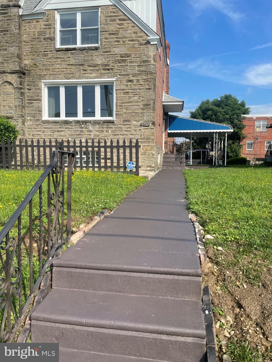 Extra, extra see all about it and seeing is believing.  Welcome to this one of a kind 4br twin home, 4.5bathrooms and yes, you're seeing it right, 4.5bathrooms throughout the property.  The house has a fence side and backyard not to mention an awning side patio for relaxing with your loved ones in the heart of Mount Airy.  Enter into a vestibule center entrance into a very large living and dining room, the kitchen has an island separating the kitchen and dining room area. Three nice size bedrooms upstairs with a master bathroom, and two full bathrooms in the basement with the extra bedroom along with an additional kitchen that is functional. The home is also equipped with central air but the owner never uses it.  Go and see on lock box and bring an offer.