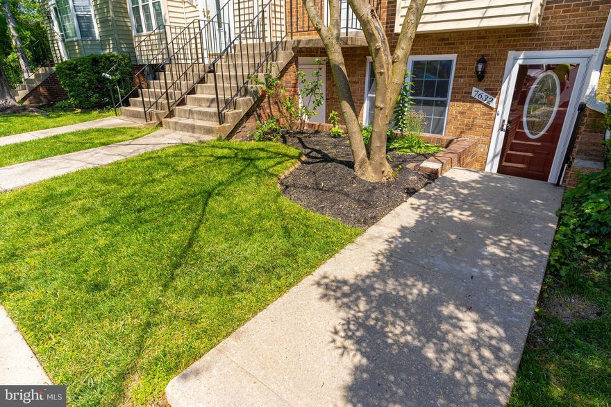 SHOWN BY APPOINTMENT ONLY (More pics to come) A superb renovation of a 2 bed, 1 bath, single level townhouse condo in the well positioned Arbory Condos in Laurel!  This patio level unit, located in an enclave of the Arbory Community, showcases an open floor plan with immaculate up-grades and finishes throughout --total unit is freshly painted with recessed lighting, two large front windows for lots of natural light to flood the front living space.  New laminate flooring extend from the living room/dining room/ kitchen/ and hallways. Kitchen has granite counter tops and a breakfast bar for extra seating if needed; and, new cabinetry complemented by all new stainless steel appliances.  Two ample bedrooms feature new carpet and generous closet space.  The full bath highlights and eye for detail with tastefully chosen tile in the bath/shower combo surround and tiled flooring. The unit comes with the convenience of a stack washer/dryer and the kitchen sliding glass patio door not only  provides a flood of natural light in the kitchen area, it provides easy access to a  fenced back yard that offers  privacy and space for outdoor activities.  Need extra storage --there is additional storage via a front patio storage closet.  The Arbory Condos community is in a super convenient location! Parks, walking/bike trails, community pool and tot-lot within walking distance; Laurel Town Center minutes away with restaurants, shopping and entertainment ; easy access to major commuter routes including I-95 , 198, 197,  the Beltway, and, MARC train .  Make this freshly renovated house your home!