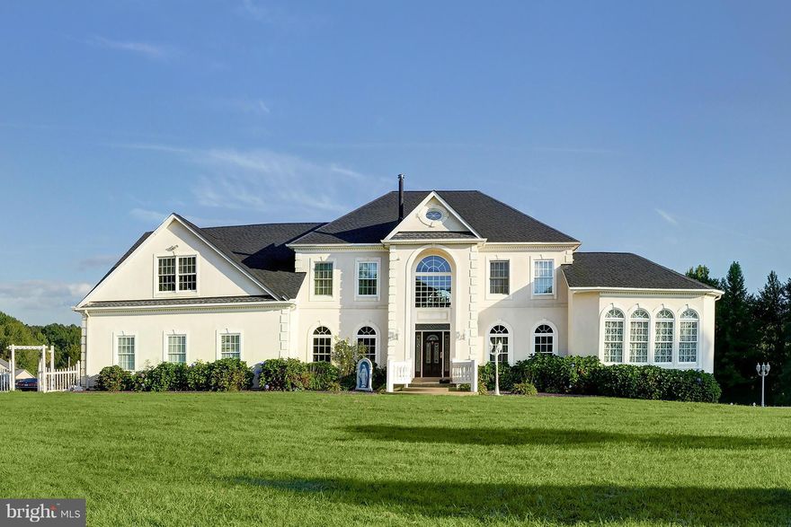 A magnificent estate of 147 acres with a 8000 SqFt stately home. Offers 8 bedrooms & 8 baths on 3 levels . In law suite on lower level with full kitchen, living area and bedrooms. Swimming pool.  A former hunting and fishing retreat with a private 6 acre lake. Vinyl fencing, riding ring and run-in sheds: Perfect for horses. Land also sold separately.