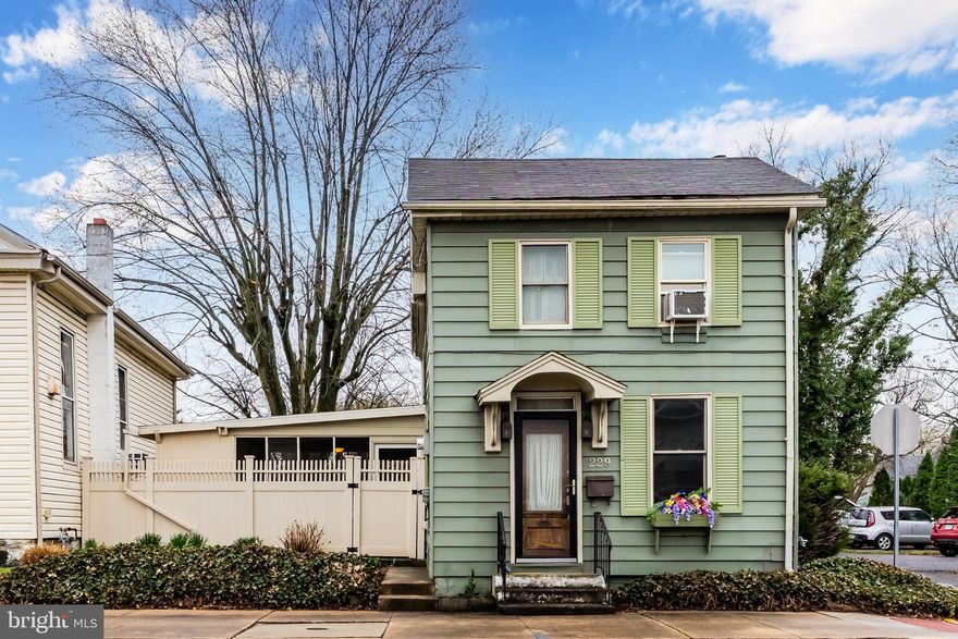 Charming single-family home located in desirable Mechanicsburg Borough! This well-maintained property features a beautiful kitchen complete with stainless steel appliances, granite countertops, and a convenient stacked washer and dryer.  Enjoy a separate dining area with plenty of space for a large table—perfect for entertaining. Upstairs, you’ll find two comfortable bedrooms, a full bath, and a versatile den/loft area ideal for a home office or additional living space. Classic window shutters add warmth and character throughout the home.  Step outside to a nicely sized fenced-in yard, along with a screened-in porch—great for relaxing or hosting guests. Additional features include a storage room off the screen-in porch with direct kitchen access, plus an extra storage shed with electricity located behind the home.  Parking is a breeze with a designated rear parking area accessible from the side alley, offering up to four spaces.  All of this in a fantastic location—within walking distance to schools, parks, shops, and restaurants!