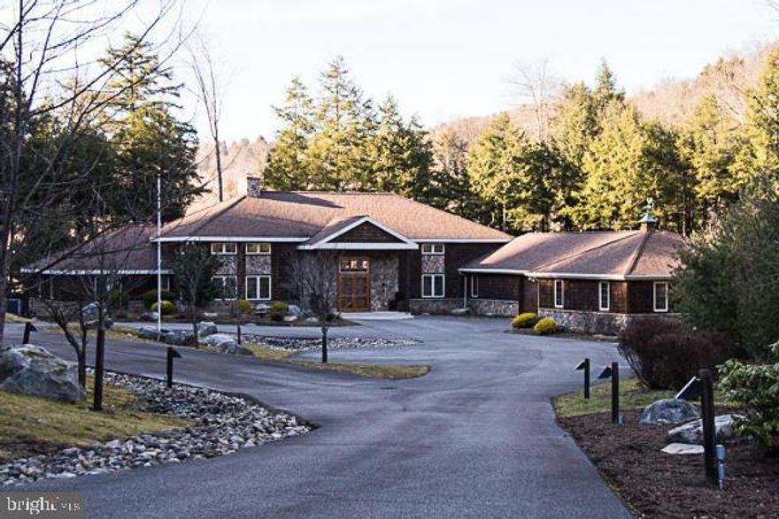 A very special property, in the Endless Mountains of PA, Sullivan County. Overlooking the Loyalsock Creek. 44 acres of wooded acreage with gas and lumber right. Adjacent to State Game Lands. Home features 5 total bedroom suites with each having a full bathroom with whirlpool. Heated flooring. 8 zoned heating/cooling system. Inviting fireplace in great room. Including Master suite and separate Guest/In-Law Quarters. Cathedral ceilings. More...