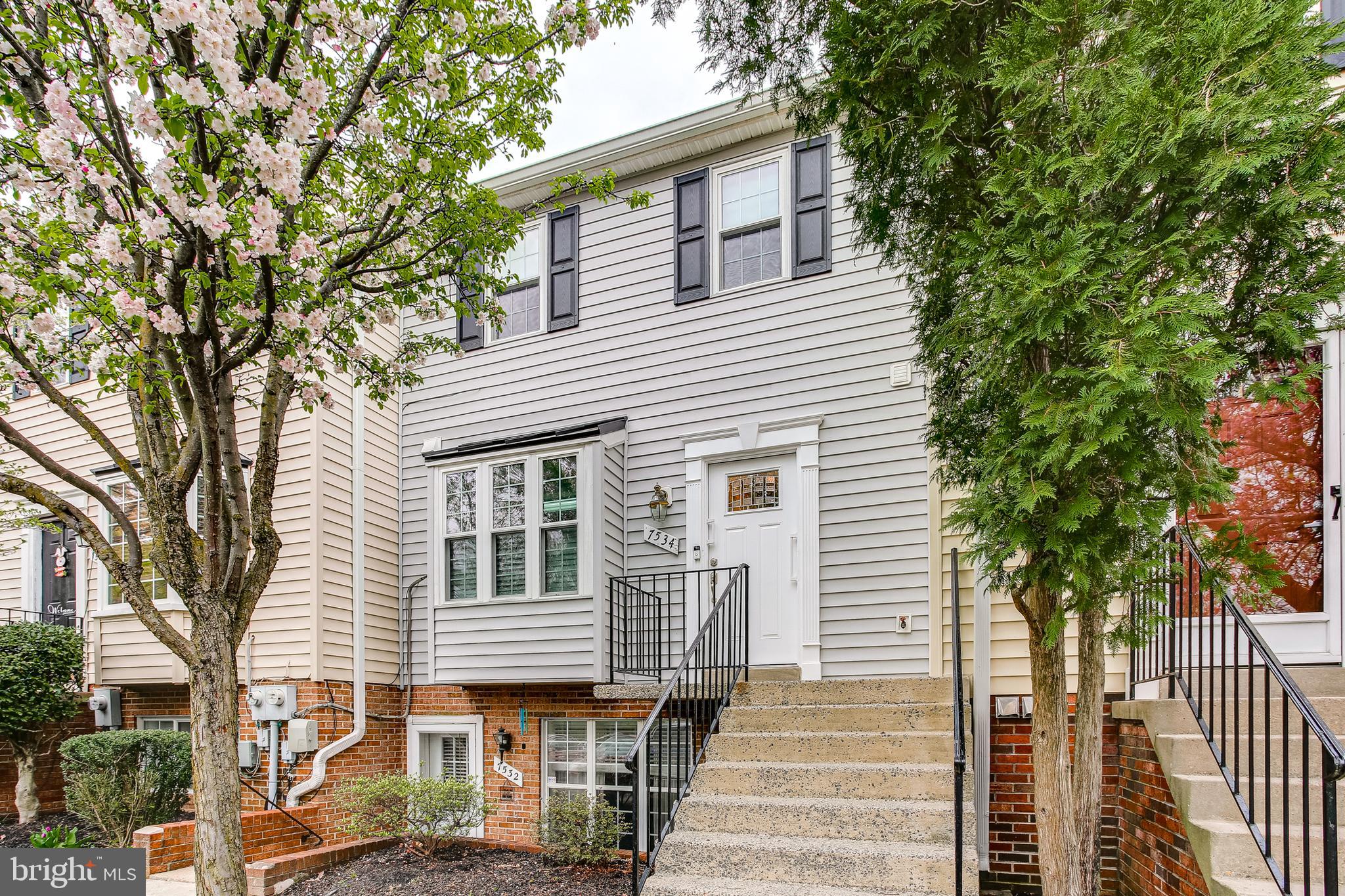 Welcome to this amazing townhome in Laurel. Main level with beautiful Brazilian Cherry hardwood flooring throughout the main level. Stainless steel kitchen appliances; half bathroom and spacious living and dining rooms. Upper level with 3 large bedrooms and two full bathrooms. Primary bedroom with a private full bathroom. with dual closets with six paneled doors. Two bedrooms with a full bathroom. Lower level houses the laundry room and a walk out door to the rear fully fenced in patio. New siding on the exterior of the home. Condo fee is $230.00 per month. Quiet location in the back of the neighborhood and plenty of over flow parking. Copper pipes, newer hot water heater, siding, pantry and HVAC. Don't wait to see this one.