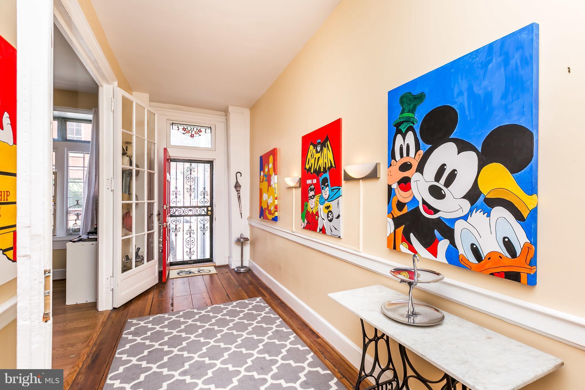 Great opportunity to live/work in this historic home. Z B-33, the property is occupied downstairs by a commercial business so this rental includes private entryway and 4 beds upstairs plus updated full bathroom. Great for office space but zoned Residential Commercial. Call for details.