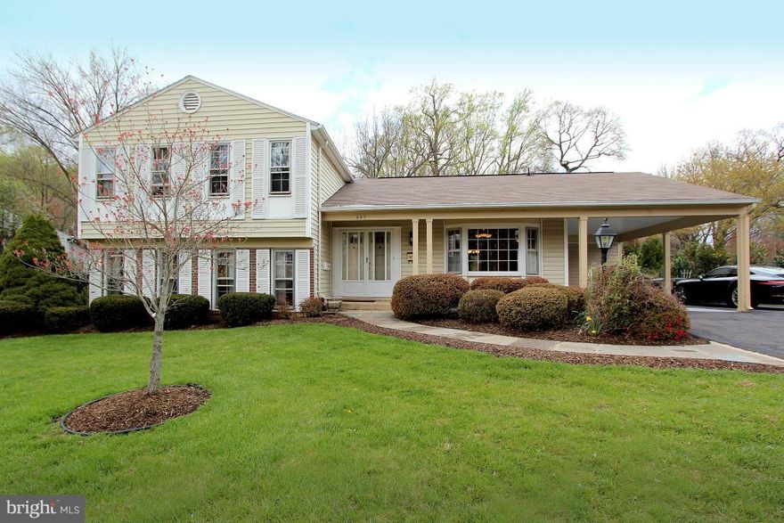 Just minutes to Rockville Town Center and Metro Station.  Sought-after neighborhood in Richard Montgomery high school district. 3 mins walk to Elementary school. Over 2100 sqft of living space with a huge flat backyard. 5 BR and 3 BA, open living area, dining room and spacious family room with fireplace. Updated kitchen with ss appliance.  Updated bathrooms. New furnace. Beautiful garden.