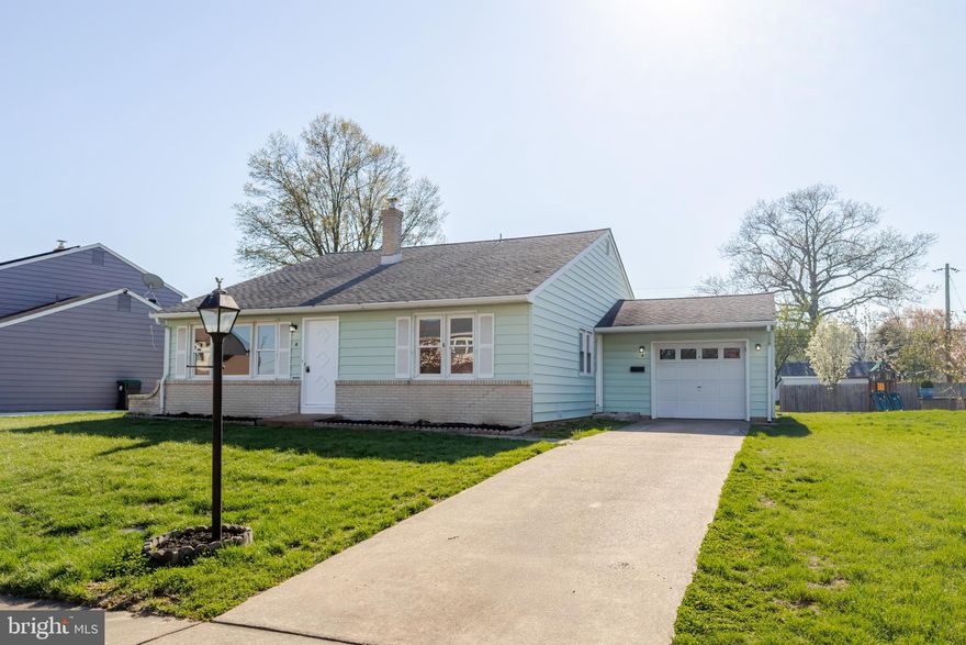 ***OPEN HOUSE THIS SATURDAY APRIL 18th 1PM-3PM!!*** Welcome to 6 Yeates Dr, a beautifully refreshed split-level home tucked into the established Penn Acres community in New Castle. Thoughtfully renovated and completely move-in ready, this 3-bedroom, 1.5-bath residence offers approximately 1,800 square feet of comfortable living space with a clean, modern feel and timeless finishes throughout. From the moment you step inside, you’ll notice the warmth of refinished original hardwood floors flowing across the main and upper levels, complemented by fresh paint that brightens every room. The main living area is filled with natural light thanks to oversized windows, creating an inviting space that seamlessly connects to the dining room and kitchen, ideal for both everyday living and entertaining. The kitchen has been tastefully updated to reflect today’s style preferences, featuring crisp white cabinetry, sleek quartz countertops, a classic tile backsplash, and brand-new stainless steel appliances. Just off the kitchen, the dining area offers an easy, functional layout for gatherings while maintaining a sense of openness. Upstairs, the primary bedroom provides a peaceful retreat with abundant natural light, hardwood flooring, and generous closet space. Two additional bedrooms are well-proportioned and versatile, perfect for guests, a home office, or growing needs. The full hall bathroom has been refreshed with a new vanity, large mirror, and a tub/shower combination that blends comfort and practicality. The lower level expands your living options with a cozy family room featuring new luxury vinyl plank flooring and fresh finishes, making it the perfect spot for relaxing or entertaining. This level also includes a renovated half bath and a convenient laundry area which doubles as a functional mudroom with direct access to the backyard. In this freshly painted space you’ll find the new utility sink and brand new central air system. Outside, the .22-acre lot offers a flat, open yard with plenty of space for outdoor enjoyment, whether it’s play, pets, or simply unwinding. An attached one-car garage and extended driveway provide ample parking. Ideally located just minutes from shopping, dining, and major routes, this home delivers the perfect balance of comfort, style, and convenience. Schedule your showing today!
