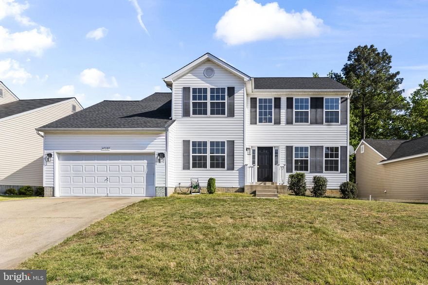 Welcome to your perfect start in this beautiful home! Featuring a new roof installed in 2021 and a thoughtfully designed gourmet kitchen with quartz countertops, stainless steel appliances, and modern finishes, this home offers both style and functionality.  Enjoy an open floor plan filled with abundant natural light, complemented by recessed lighting throughout and waterproof flooring on the main level and basement. The spacious layout includes 5 bedrooms and 3.5 bathrooms, with generously sized rooms and ample closet space to meet all your needs. Step outside to a spacious deck, perfect for entertaining or relaxing while overlooking the large, flat lot. The fully finished basement provides additional living space ideal for a recreation area, home office, or guest suite. All upgrades were completed in 2021, including a new outdoor condenser unit and ceiling fans. HVAC serviced in March 2026. The renovated bathrooms and brand-new carpet add a touch of elegance and comfort. Conveniently located near NAS Patuxent River, as well as shopping, dining, and entertainment options, this home combines comfort, style, and accessibility. Short sale addendum added to bright.