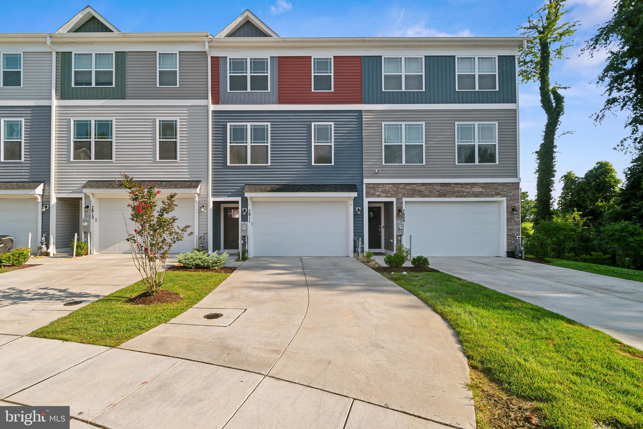 Welcome Home! The community is located directly across the street from Severn Danza Park, one of Anne Arundel County's premier parks, and within a short distance to a variety of restaurants and shops. Three bedrooms, three and half bath homes offer a finished lower level with a spacious closet and full bath which could be an entertainment area, large office, or a Fourth bedroom. Enjoy a large Primary bedroom with an en suite master bath, an open concept main level, and over 2,000 square feet of living space spanning three floors. Some additional features of the home: First Floor Garage Entry with Closet, Stainless Steel Appliances complete with a 5 Burner Gas Range, Painted Kitchen Cabinetry, Granite Kitchen Countertops, Natural Gas Heat, Luxury Vinyl Plank Flooring throughout, electric charging station prewire in garage, and window blinds.