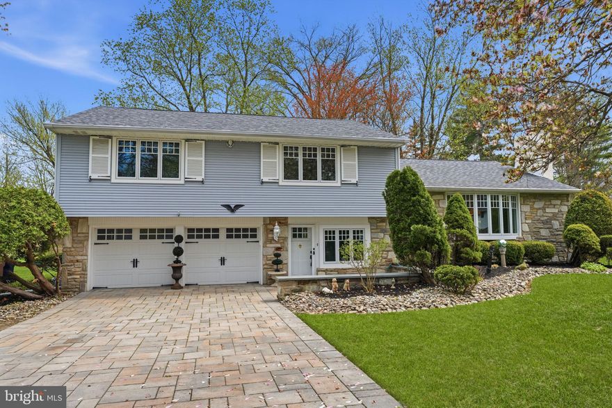 Completely transformed and move in ready, stunning Dresher home that has been fully renovated with today's buyer in mind. Every detail has been upgraded, from the sleek modern kitchen with high end finishes to the beautifully updated bathrooms and flooring throughout. The open and inviting layout is filled with natural light, creating warmth and sophisticated feel. Step outside to a spacious backyard offering potential for outdoor living, entertaining, and relaxing in your own private setting. Home includes a generator as an added bonus. Prime location close to shopping, dining, schools, park and tennis courts. Situated near major highways for easy access to 276. This is the one you have been waiting for, just unpack and move right in.