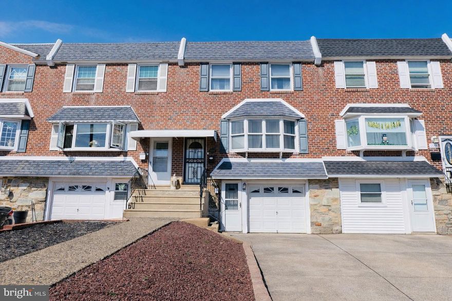 Welcome to 12004 Salina Place, a 3-bedroom, 1.5-bath brick rowhome located on a quiet cul-de-sac in the Modena Park section of Northeast Philadelphia. Offering approximately 1,440 square feet of living space, this home provides a traditional layout and a great opportunity for a new owner to update and personalize.
The main level features a bright living room with hardwood flooring, a formal dining area, and an eat-in kitchen with gas cooking and ample cabinet space. A convenient half bathroom is located on the first floor just off the living room. Upstairs you'll find three well-sized bedrooms and a full bathroom.
The basement includes a laundry area and additional space for storage or future finishing possibilities.
The home also features a built-in garage with a private driveway, providing convenient off-street parking.
Located in the Modena Park neighborhood, the property is just minutes from Philadelphia Mills Mall, ShopRite, Acme, Target, and Home Depot, along with restaurants such as Chickie’s & Pete’s, Miller’s Ale House, and Maggiano’s Little Italy. Outdoor recreation is nearby at Pennypack Park and Benjamin Rush State Park, offering trails, green space, and outdoor activities.
Commuters will appreciate easy access to I-95, Woodhaven Road, and Roosevelt Boulevard, making travel to Center City Philadelphia, Bucks County, and New Jersey convenient.
This home offers a great opportunity to own in a quiet Northeast Philadelphia neighborhood with easy access to shopping, parks, and major transportation routes.