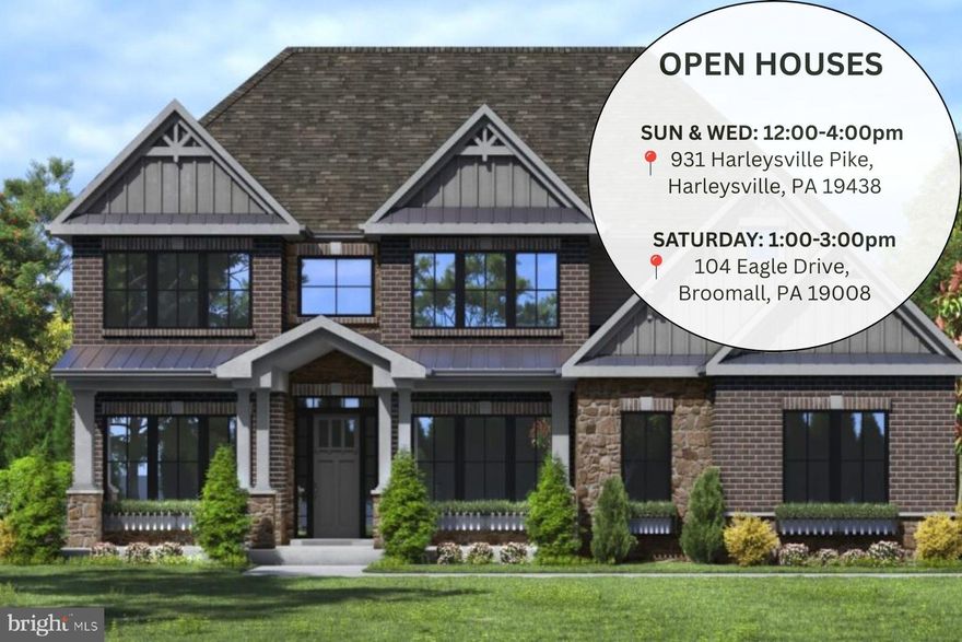 Welcome to this exclusive two-home enclave in desirable West Whiteland Township, located within the sought-after West Chester Area School District. Each spacious ½-acre homesite offers a rare blend of privacy and convenience, set on a quiet road just minutes from everyday amenities.

This limited offering is set within a serene, charming setting, with award‑winning schools and easy access to major routes, shopping, and dining — striking the perfect balance between peaceful suburban living and modern convenience.

As you enter the Clayton home, you will find a light-filled study perfectly located off the foyer. This open floor plan is full of luxury elements. Enjoy entertaining in the great room that spills into the bright and airy breakfast room and kitchen featuring a gourmet island. Continue upstairs to the owner’s suite equipped with a spacious walk-in closet and spa-like bath, 3 additional guest bedrooms, and a full guest bathroom.  Customize the basement with options such as additional living space, guest bedroom, full or partial bathroom, and extra storage space.