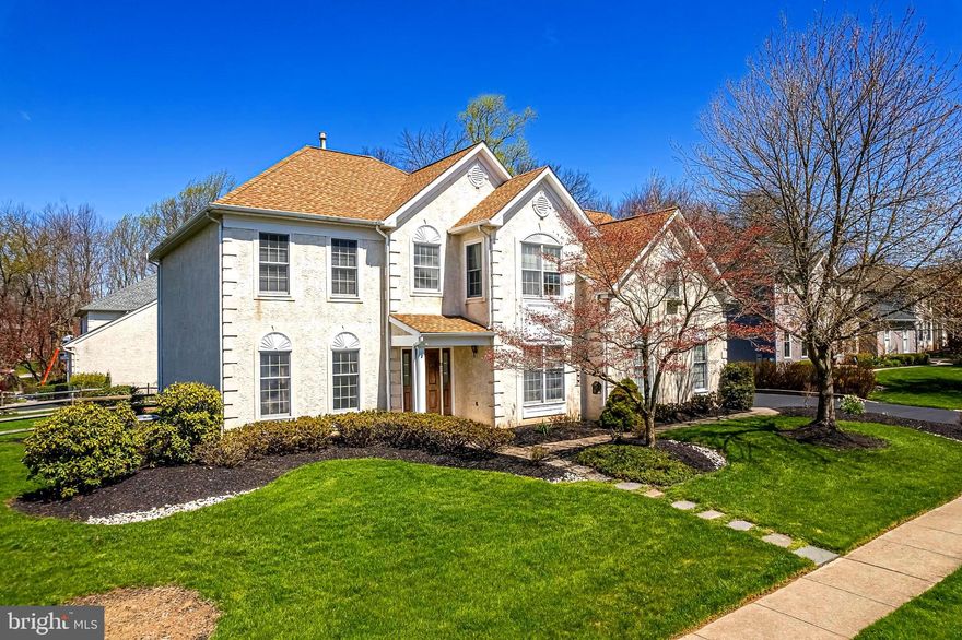 **RARE, 4 Bedroom Colonial, with High SQFT (3,340), in desirable Dublin Hunt II Community.**
 
This very well maintained and recently updated Colonial is on a .35 acre lot, in one of the area's most coveted subdivisions. The property has something to offer everyone in the household. From the stunning vaulted entryway, to the recently updated primary bathroom, to the large finished basement with a full Bathroom, to the private front office with French Doors, there is plenty of room for the whole family to enjoy. This house has 3.1 Bathrooms, the 3rd full Bathroom is a huge benefit and is rare for the subdivision.  Providing 3,340 SQFT of living space, this is one of the largest homes in Dublin Hunt II.
 
Starting on the First Floor, there is a well-appointed eat-in kitchen.  The kitchen has 42" cabinetry, plenty of recessed lighting, and ample light from large windows and skylight.  The kitchen flows into the family room, with a large fireplace and vaulted ceilings. The First Floor bathroom has been recently updated.  There is an office at the front of the house, with recessed lights, French Doors, and large windows.  The laundry room has recently been fully remodeled.
 
The 2nd Floor boasts an amazing new Primary Bathroom, which was renovated during the pandemic. The Primary Bathroom has custom tiling, a rain shower, glass shower doors, and a free-standing tub.  The second Full Bathroom upstairs also has been updated with a new double vanity providing an updated look and plenty of storage.  The Primary Bedroom is enormous!  Particularly large for this floor plan, with a huge walk-in Closet to match!
 
The Basement is finished providing room for entertaining, and storage space can be found on the unfinished portion of the basement. The Basement offers a Full Bathroom downstairs, perfect for overnight guests, and extra living space.
 
With Aiden Lair Park only a few blocks away, easy access to popular Montgomery County shopping attractions, plus a short drive to the Turnpike and Fort Washington Rail Station - this home is sure to go fast!