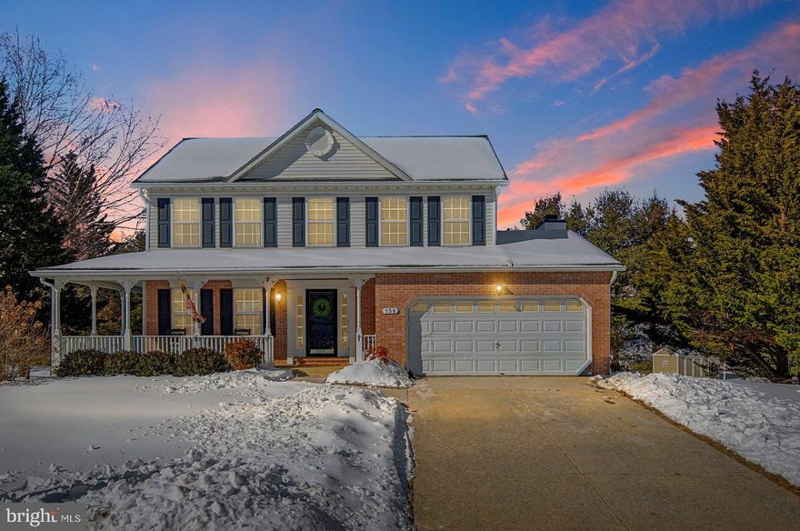 Some homes deserve more than a highlight reel, they deserve a story. This is has been a transformation since the current owners purchased in 2021. Every decision was intentional in making it what it is today. Pristinely updated 4BR/2 full, 2 half BA Colonial located in the desirable neighborhood of Diamond Hills.  The wrap-around covered front porch is a great place to start or end your day.  Floor plan highlighted by lots of natural light, luxury bamboo flooring, recessed lighting, and soft color palette.  Just about every part of this home has been elevated and redone. From the kitchen with 36" soft close cabinets, sleek matte black granite counters, dual fuel stove with gas range and electric oven, and reconfiguring the island to a more practical layout, to the unassuming custom built-ins in the living room are a great place for those everyday quiet moments, this home was meticulously made over.  True 4 bedroom house makes it perfect for the growing household or keeping it small but having room for guests.  The lower level is finished offering additional living space and  half bath, flex space ideal as a playroom or home office, and one of the more pristine laundry/utility rooms you'll see. Whether you go from the walk out basement or huge tiered deck, backyard is fenced, and backs to HOA open space and trees where you'll find deer grazing from time to time.  Peace of mind on big ticket items with a newer roof (2020ish), HVAC (2022), and water heater (2022).So much more that you don't see in the pictures, 4th of July fireworks from the Farm Museum on your deck, Hoffman's ice cream around the corner, lot's of trick or treaters, basketball nets lining the streets, joggers & dog walkers always waving, this community is lively. Errands stay quick b/c you're minutes from downtown Westminster and the shopping and amenities along 140, and there's always something to do with local restaurants, wineries, breweries, and access to Rt 27 and 140.