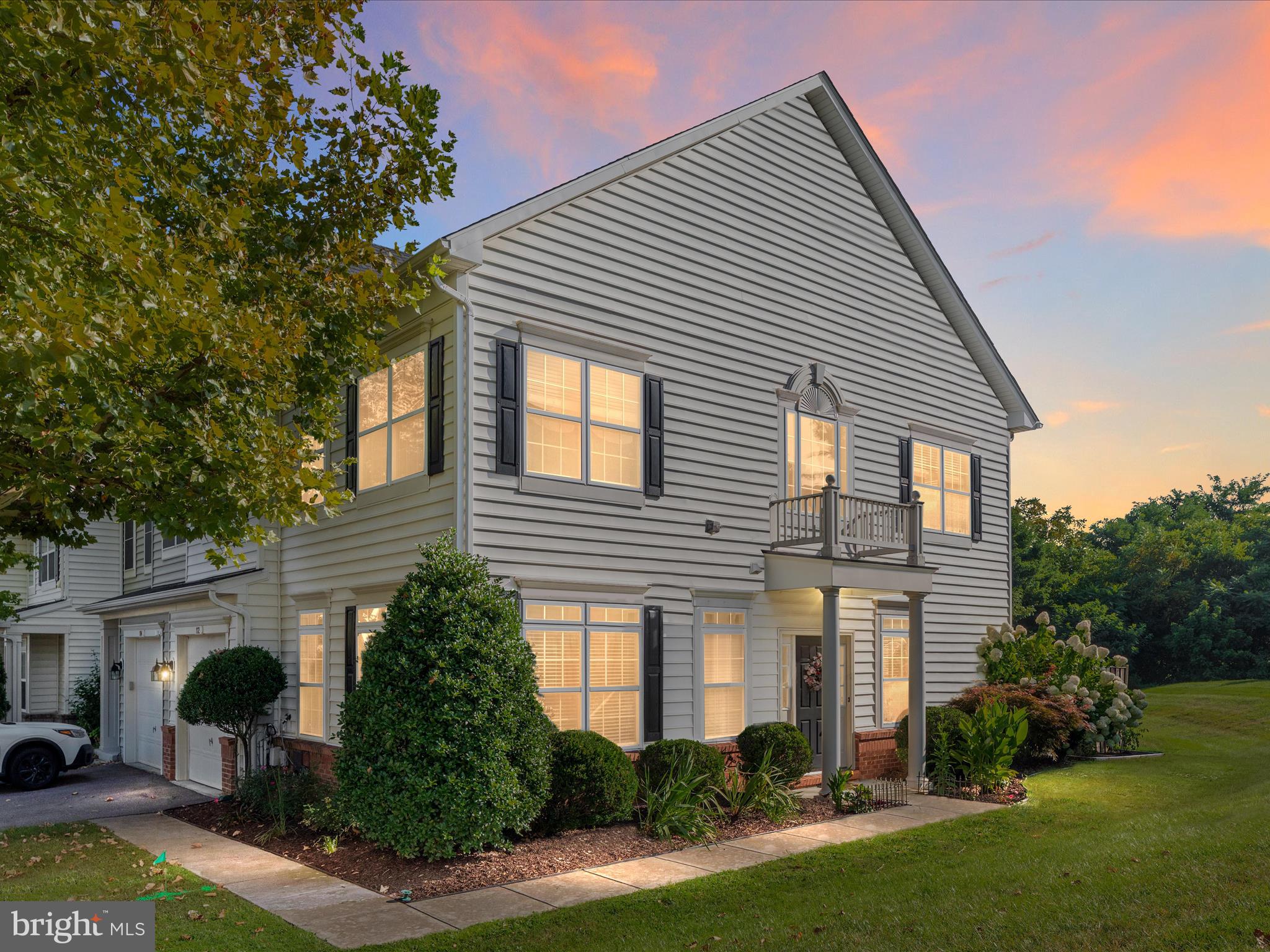 Welcome to 112 Carnoustie Lane — a beautifully maintained end-unit townhome nestled in the sought-after Wakeland Manor community in Stephens City. From the moment you walk through the door, you’ll feel the warmth, care, and charm that make this home truly special. Step into the light-filled two-story foyer and feel the sense of space and comfort that continues throughout. The main level boasts wide plank-style flooring and an open-concept layout that’s perfect for everyday living and entertaining alike. A cozy fireplace adds the perfect touch to the living and dining areas, making it easy to imagine hosting friends or enjoying a quiet night in. At the heart of the home, the updated kitchen features a rare center island layout — a unique feature not found in other models. With stylish granite countertops, rich cabinetry, updated lighting, and space for casual seating, this kitchen blends function and charm in all the right ways. Upstairs, you’ll find soft carpet, replaced just two years ago, and exceptionally spacious bedrooms that offer flexibility for guest space, work-from-home needs, or simply extra room to stretch out. The primary suite is a peaceful retreat, showcasing a light-filled floor plan with windows on three sides and an en-suite bath featuring double sinks and thoughtful finishes that feel both timeless and practical. Outside, your private fenced patio offers the perfect spot to unwind — grill out, sip your morning coffee, or enjoy peaceful evenings under the stars. Surrounded by mature trees, this outdoor space offers rare privacy and tranquility. Additional highlights include a large garage, newer hot water heater, whole-house interior paint completed just three years ago, and updated lighting fixtures throughout.
Come see why this home stands out — you just might fall in love.