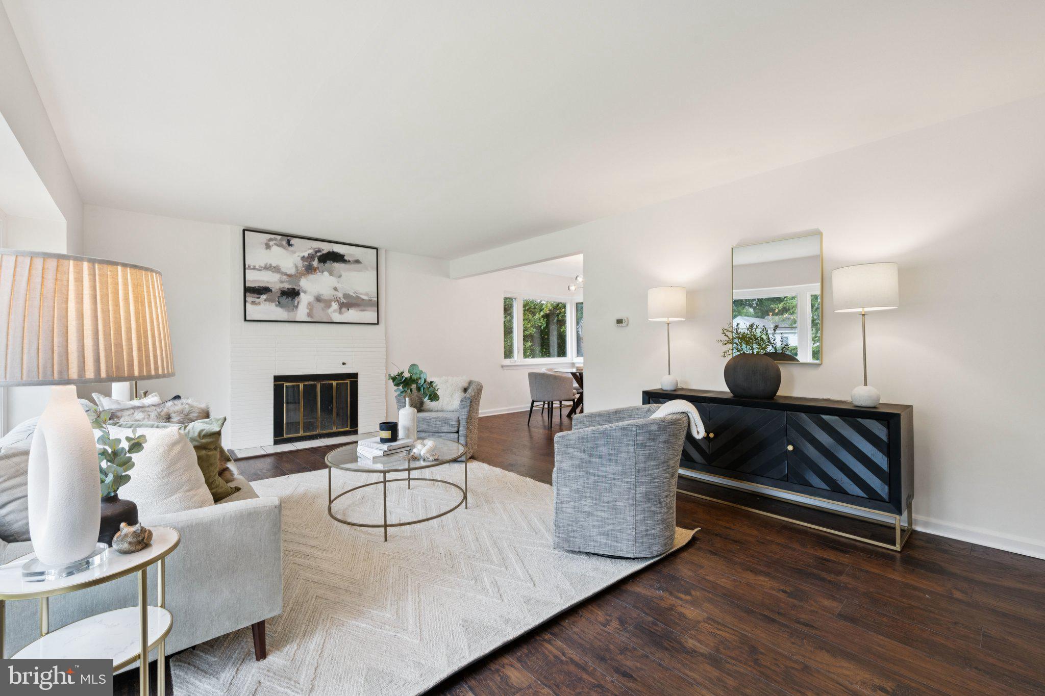Welcome to 3406 Notre Dame St, a beautifully updated residence in the University Hills neighborhood of Hyattsville, MD. Step into the home and into an expansive living room, complete with a wood burning fireplace and floor to ceiling windows for amazing natural light. Through the dedicated dining room, you’ll find the stylishly renovated kitchen (2024) complete with new appliances, countertops, and cabinets; cooking weeknight meals or entertaining will be a breeze. In addition to ample counter space and cabinets, there is also a separate pantry for kitchen storage.
If you want the option for single-level living, this home provides that with 3 generously sized bedrooms on the main level and a fully renovated bathroom (2025). However, if you are looking to spread out, the upper level includes two additional large bedrooms and an updated bathroom with classic features (2025). The lower level includes an unfinished basement that offers endless potential—create a home gym, workshop, media room, or anything your lifestyle calls for. Lastly, the exterior of the home is not to be missed as well. From the screened in porch to large front and back yards, this home offers fantastic spaces for both indoor and outdoor living. The home also includes a driveway for off street parking.
Additional recent improvements include fresh interior paint, a new front entrance door, and newly installed gutters and fascia (all in 2025), along with energy-efficient windows (2024), a brand-new central AC/heating system (2024), and a new water heater (2024). With the major systems and appliances a year old or newer, you can enjoy your new home without worry.
Don’t miss this move-in-ready gem that blends thoughtful upgrades, new systems, and charm! Schedule your tour today!