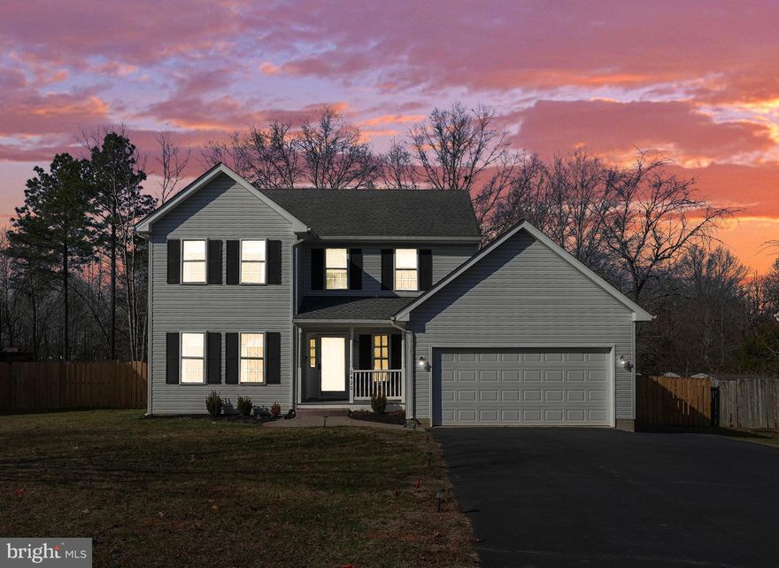 Gorgeous and immaculate TURN-KEY ready home is now FOR SALE in the lovely Lancaster Gate neighborhood. Y'all … this home is just beautiful; it shows almost like a model home! There are a lot of great custom touches and quality features throughout this 3BD, 2.5BA home, including: fresh paint, wood floors, granite countertops, stainless steel appliances, custom kitchen backsplash, French doors, a bay window in the eat-in kitchen nook, a shiplap wall in the family room, wainscoting, a soaking tub in the primary bath, new bath fixtures, new light fixtures, a stamped concrete patio area in the private and woodsy fenced in backyard, a welcoming covered front porch and landscaped front yard, a 2-car garage, etc.! 

This 1,775 FSF beauty sits on almost half an acre in a coveted neighborhood which offers amenities like: playgrounds, walking trails, walking/jogging track, etc. Plus, the location is convenient to everything: stores, restaurants, the VRE, I-95, and more.  NOTES:  Microwave - 2017 /New  HVAC 2023 / Sealed Driveway - 2020 / Roof - 2015 /  New carpet upstairs 2023 / Painted interior - 2025/ Dishwasher 2024