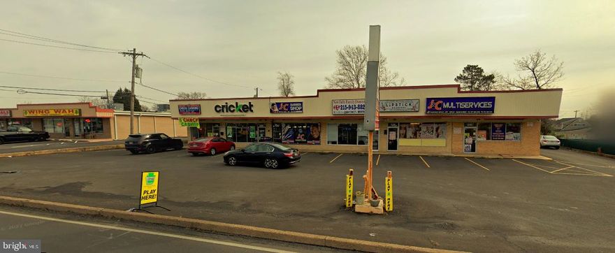 Six Units - One Story- Z&S Financial Services Check Cashing | Cricket Wireless | J&C Barbershop | New Falls Family Dentistry | LipStick Beauty Salon | J&C Multiservices. Newly Paved Parking Lot, 3 Phase Electric, Natural Gas .
