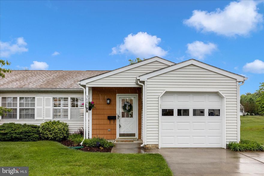 Welcome to sought-after Crestwood Village, one of Frederick’s premier 55+ communities! This beautifully maintained and move-in ready 2-bedroom, 2 full bath home offers comfort, convenience, and one of the most desirable settings in the neighborhood.
Step inside to find a spacious living and dining room combination filled with natural light and featuring two convenient exits — one leading to the attached 1-car garage and the other opening to your private rear patio. The kitchen offers table space, a bright window, and plenty of room to enjoy your morning coffee or casual meals.

Out back, enjoy what may be one of the best views in the community! The private patio overlooks expansive open green space, providing peaceful privacy and even the occasional deer sighting right outside your door. Residents of Crestwood Village enjoy an abundance of amenities, including a clubhouse, fitness center, library, banquet room, game and billiards rooms, swimming pool, mini golf, tennis and pickleball courts, horseshoes, shuffleboard, and more. The HOA also covers lawn care, gutter cleaning, snow removal, and basic cable — plus there are no city taxes!

Conveniently located near shopping, dining, Downtown Frederick, and major commuter routes, this home offers the perfect combination of low-maintenance living and an active lifestyle. Don’t miss your opportunity to own this beautifully updated home in an exceptional community — it won’t last long!