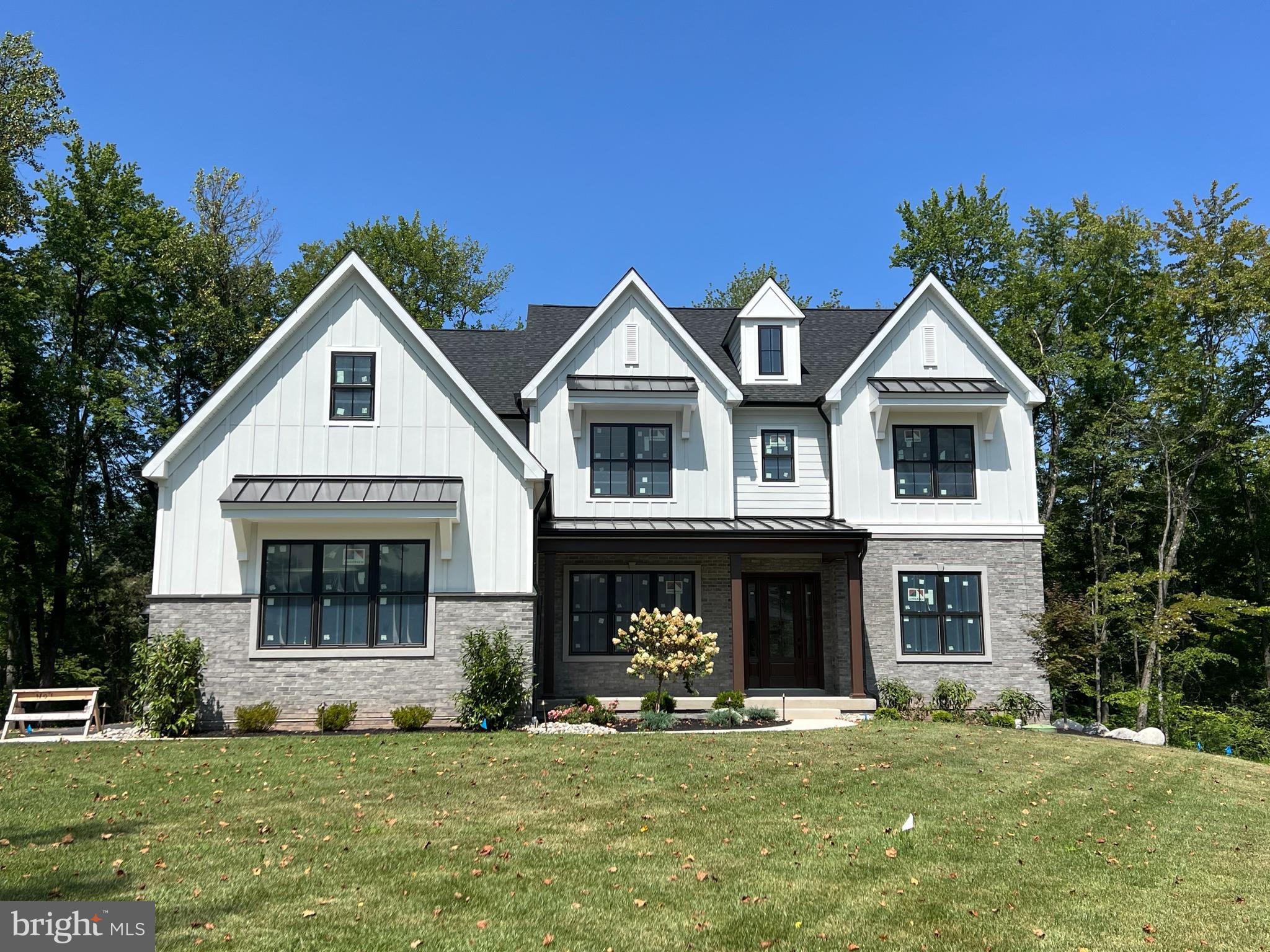 Worcester Township's Newest Luxury Custom Home Development! Crown Point Manor is an enclave of eight beautiful single homes in a cul-de-sac type setting. Located at one of the highest points in Montgomery County, Marc Salamone Homes, esteemed builder, is proud to present Lot 5 Capri Lane. This beautiful custom home sits on 2+ acres of land in a cul-de sac setting. The Brookside Elite Model features: Gourmet kitchen with large center island, stainless steel appliances, pantry closet, quartz countertops, farmhouse sink, subway tile backsplash and quality Century cabinetry. The kitchen and dining area open to the impressive family room with exquisite trim work and a fireplace with remote a great low maintenance addition to cozy up any living space. The main floor also features 10ft ceilings, formal dining and living rooms, a private study, a mudroom with access to the 3-car attached garage and driveway, convenient powder room, hardwood floors throughout the first floor. Upstairs you'll find the impressive Master Suite featuring tray ceiling, sitting room, walk in closets and double barn door leading to the luxurious master bath with large shower with bench, soaking tub, two vanities, linen closet and private water closet. Additional large bedrooms complete this floor along with two full baths and a convenient upper floor laundry room.
*GPS Address 2044 Berks Road, Lansdale, PA 19446*