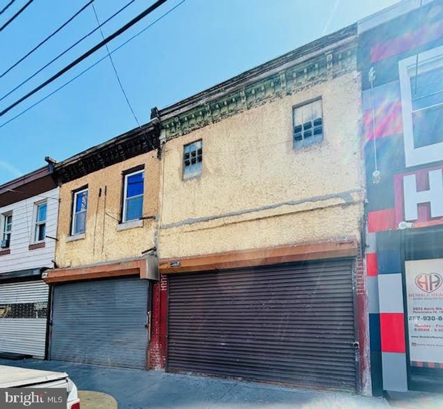 Builder/Investor special. Incredible investment opportunity awaits you
on the shopping corridor of 5th Street in the "Golden Mile" or "Bloque
de Oro" high-traffic block with over 30,000 vehicles passing by daily,
this property offers excellent visibility and exposure for businesses.
Zoned CMX 2.5, lot size 31 X 100 this property offers flexibility in terms of permitted uses and development options. The motivated seller is ready to negotiate a deal that aligns with your investment goals. Property being sold "as is condition". In shell-like conditions. Prospective buyers will have to sign a hold harmless. Enter at your own risk. Don't miss out on this rare opportunity to acquire two
properties legally consolidated with significant potential in Philadelphia.  Being only 7 min away from Temple University is in itself a great trait. Make your move now before it's gone.