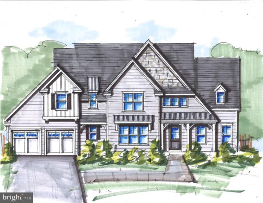 Introducing The Warren at Troutbeck Farm, this generous floor plan is customizable to fit all of your needs. If a main floor bedroom and full bath is desired  or a 5th bedroom on upper floor is needed, this may be the plan for you. TROUTBECK FARM is sited in bucolic Willistown Twp., within walking distance to downtown Malvern and amidst Philadelphia's historic Main Line. Troutbeck is the latest community brought to life by local, semi-custom and award winning Moser Homes. This spectacular setting of nearly 70 acres is breathtaking. One could say this offering can not be duplicated, however, now available to only 34 lucky home buyers. Hallmarks of Troutbeck Farm include; Long curved tree lined entry approach, cobblestone curbs, mature perimeter property plantings and site trees, community walking trail, stylish home exteriors with Quarry Cut stone, James Hardie siding and Brick, manageable home sites backing to open space. Interior features include; Open floor plans with abundance of windows and light, 10' main floor ceilings, oversized baseboards, solid interior doors, moldings to include crown and Adams casing at all windows and cased openings, beam ceiling in the family room, bookcase at the fireplace, private main floor study, butler pantry, generous mudrooms, wide plank engineered hardwood flooring on the main level,  3 story open staircase, Local Chester County Kitchen with Bosch SS appliance package with 6 burner commercial cook top and french door refrigerator, lavish 5 piece primary bath with dual sinks and free standing tub and much much more! At Moser Homes customization is welcomed and encouraged, we love watching your dream home come to life. Work with our local craftsman and vendors while using the design team at award winning Z Domus Designs who are dedicated to new construction and great design, all while maintaining budgets and timelines. Troutbeck offers an incredible location, close proximity to PHL International Airport, Regional and Amtrak services, major roadways and dining, shopping and entertainment destinations from, Phila., The Main Line and West Chester areas making this a true Town and Country lifestyle! The starting price for The Warren as noted with additional elevations and options available.