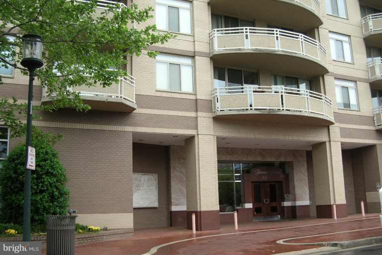 Location, Location !! Move in Ready, Secure building . Updated with beautiful hardwood floors, must see. One of the larger 1 bedroom units in Bldg. Luxury Bright Bethesda Condo with lots of sun light, gourmet kitchen with stainless steel appliances and granite countertops, W/D in unit, and large Balcony. Garage parking is available to rent separately. Building opens to the heart of Bethesda shops, restaurants, and the Bethesda metro.
