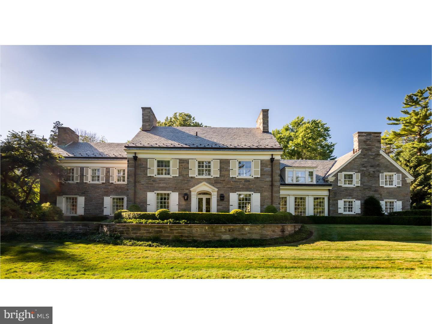 Beautiful stone colonial located on one of the Main Line's most coveted streets. This 5,025 sq. ft. home has been completely renovated with beautiful millwork, hardwood floors throughout, two laundry areas, a sun-drenched marble kitchen with top of the line appliances and a spectacular Master Suite. The second floor also offers 4 additional bedrooms and 3 full baths with access to a finished third floor gym/playroom. This home has been meticulously maintained with a brand new furnace, new A/C units and new pool heater. Boxwood gardens, heated pool and pebbled courtyard help to create this very private retreat in the heart of Haverford. Minutes away from the Cricket Club and train station and 30 minutes from Center City/Airport. By appointment only.