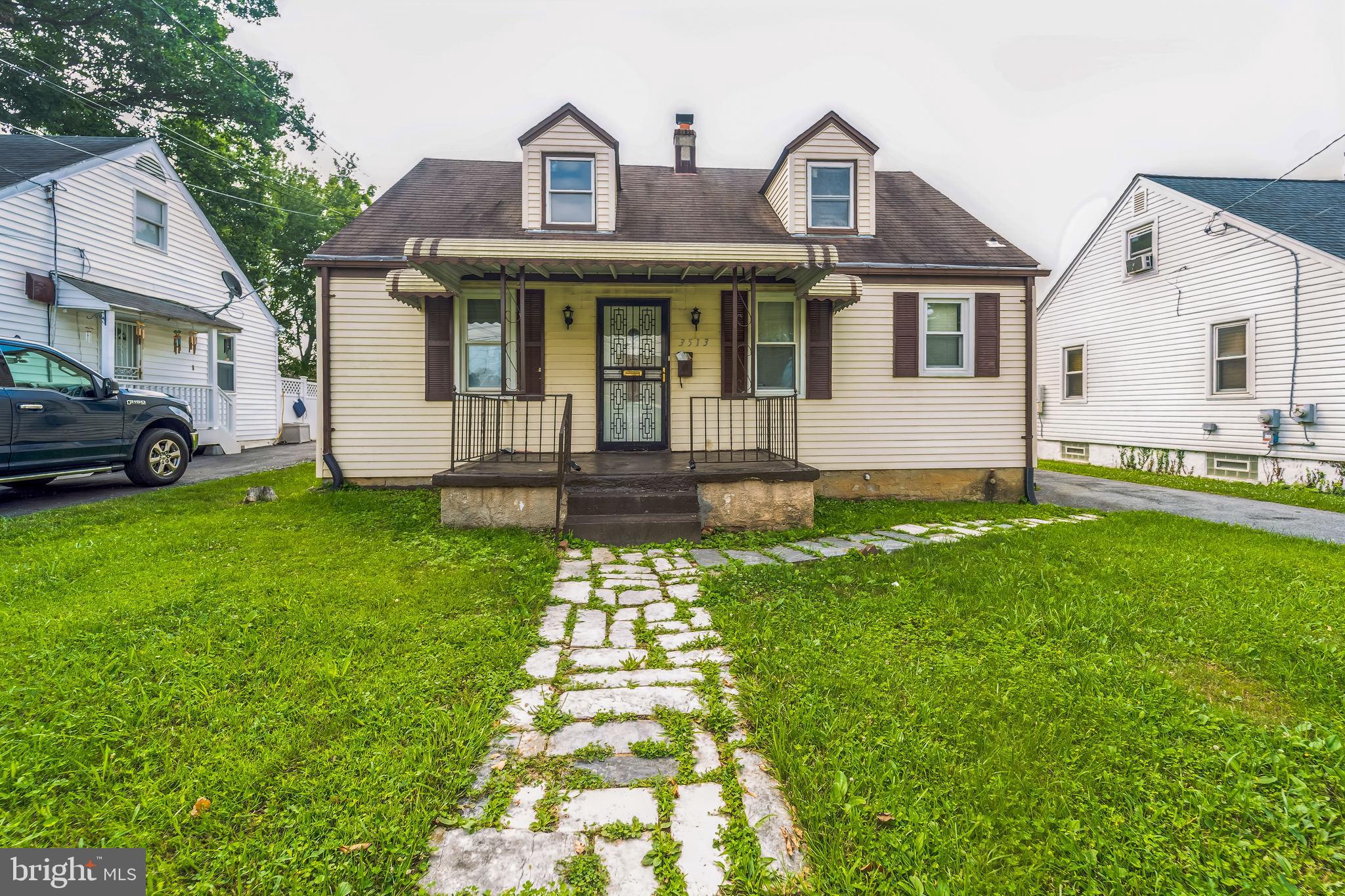 🏡 **Charming Cape Cod with Modern Updates & Spacious Backyard !**
Welcome to 3513 Old Mill Rd, Gwynn Oak, MD, a beautifully maintained 4-bedroom, 2-bath Cape Cod that perfectly blends classic charm with modern convenience. Nestled on a quiet, tree-lined street, this home boasts gleaming original hardwood floors, a finished attic, and a fully finished basement**—offering plenty of space for comfortable living.
As you arrive, you’ll be greeted by a gorgeous slate-tiled front walkway leading to the large, inviting front porch with an awning—perfect for relaxing with your morning coffee. Inside, the sun-filled living spaces feature timeless hardwood floors, while the updated HVAC system, newer hot water heater, and newer washer/dryer provide efficiency and peace of mind.
The finished attic offers a versatile bonus space—ideal for a 4th bedroom, home office, or cozy retreat. Downstairs, the fully finished basement provides even more living space, great for a rec room, gym, or guest suite.
Step outside to the huge, flat backyard, a rare find in this area! Whether you envision summer BBQs, a play area, or even a future garden, this outdoor oasis is ready for your personal touch.
✨ **Key Features:**
✔ **4 Bedrooms | 2 Full Baths**
✔ **Gleaming Original Hardwood Floors**
✔ **Finished Attic & Fully Finished Basement**
✔ **Beautiful Slate-Tiled Walkway & Large Front Porch with Awning**
✔ **Newer HVAC, Hot Water Heater, & Washer/Dryer**
✔ **Huge Flat Backyard – Perfect for Entertaining!**
📍 **Prime Location** – Close to parks, shopping, dining, and easy access to major highways for effortless commuting.
🏡 **Don’t miss this rare gem! Schedule your showing today!**