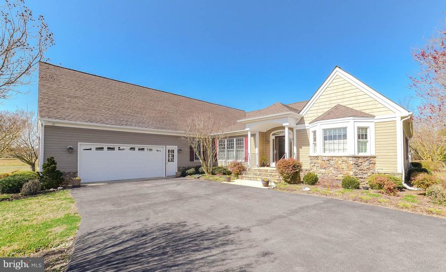 Rare find!! Beautiful 4 bedroom 3.5 bath rambler with bonus room finished!!  Open floor plan with lots of natural light.  Hardwood and tile floors, skylights, gas fireplace, Jack and Jill baths and so much more.  Everything is on the main level with an upstairs finished bonus room with a full bath.  Lots and lots of storage.   Anderson windows, screened in porch overlooking the creek and a in ground pool.  2 car garage with paved parking.  Generator  and a pier.