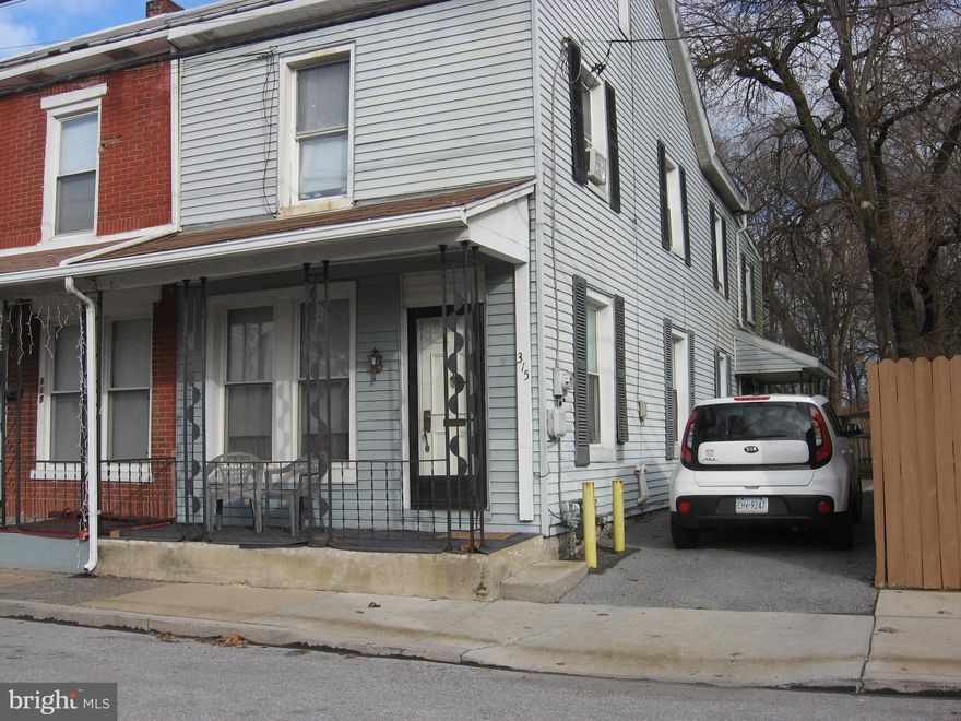 Well maintained two-story  home with living room, dining area,  kitchen (with  all appliances  included in sale),  den/office , full bath on the main level.    Three bedrooms and full bath on second level.  
Off-street  parking.