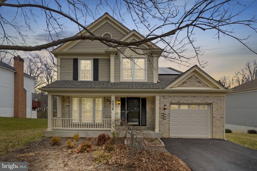 Spectacular brick front colonial on a beautiful lot backing to trees on a quiet cul-de-sac in sought-after Lyons Manor! So many beautiful features!  Hardwoods in the foyer! First-floor family room with a wood-burning fireplace with a brick hearth! There is a big huge kitchen with stainless steel appliances, an island for entertaining, and tons of cabinet space along with a breakfast room leading to the deck with steps leading to the patio and private rear yard backing to trees! Spacious living room and formal dining room with a bay window! Renovated powder room! Don't miss the first-floor laundry room with additional storage space, too! Upstairs, you'll find four large bedrooms, two full baths, and a primary suite with a walk-in closet and ensuite bathroom with a soaking tub, separate shower, and dual sinks!  The basement is fully finished and has new carpet and fresh paint and offers a rec room, bathroom, tons of storage and a walkout to the patio and yard! This beauty is located next to county and state parks with a huge new playground sponsored by the Ravens at their headquarters! The owners have spared no expense in practical upgrades, including a new 75-gallon hot water heater in 2023, updated HVAC in 2020, a new architectural roof in 2021, along with new gutters and solar panels added that reduce the BGE bill to $50-$75 per month and more!  Windows in 2010! The driveway and garage doors have also been replaced! **The Seller is offering $5,000 towards paint/carpet with a full-priced offer!  Offers are due on Sunday 2/18/2024 at 5pm**