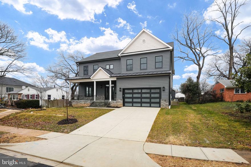 Nestled in the heart of Falls Church, VA, this stunning new construction at 7431 Sportsman Drive is a masterpiece of modern Craftsman design. Boasting 6 spacious bedrooms, 6 full baths, and 1 half bath, this home is the epitome of luxury and comfort. A private elevator adds an extra layer of convenience, while the 2-car garage is thoughtfully wired for a car charging station. Inside, no detail has been overlooked—luxury vinyl plank flooring flows throughout the main living spaces, creating a sleek and durable foundation for modern living. The gourmet kitchen is a chef's dream, featuring a gas range with a pot filler, recessed lighting, and a spacious butler's pantry for additional storage and convenience. Custom built-ins throughout the home provide stylish and functional storage, while the expansive windows allow for an amazing amount of natural light, creating a bright and inviting atmosphere. The stunning custom tile work in the bathrooms adds an extra touch of sophistication and elegance. The primary bedroom offers a spa-like ambiance, with a large freestanding soaking tub, perfect for unwinding after a long day. The open-concept layout includes a family room with coffered ceilings and a cozy fireplace, perfect for gatherings or relaxing evenings at home. Walk-in closets in each of the 6 bedrooms offer ample storage space, while the large deck off the kitchen leads to a private fenced yard, ideal for outdoor activities and entertaining. Located between two Metro stations, this home offers an unbeatable combination of a quiet, welcoming neighborhood and close access to major commuting routes. With a plethora of upgrades and modern features, this home is truly one-of-a-kind. Be sure to check out the floor plans and features list in the documents  section for all the exceptional details!