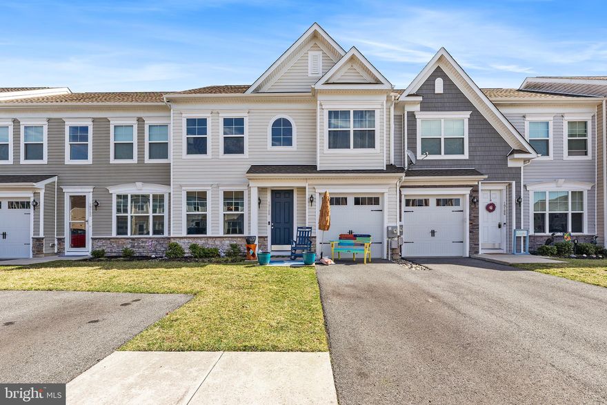 Welcome to this well-designed townhome offering comfortable coastal living with convenient access to popular beach destinations. The main level features a bright and inviting living room along with a separate family room just off the kitchen, creating multiple spaces to relax or gather. At the center of the home, the kitchen is thoughtfully positioned and equipped with stainless steel appliances, recessed lighting, abundant cabinetry, and generous pantry space. A large kitchen island with breakfast bar seating provides additional prep space and a convenient spot for casual dining.

The spacious primary suite offers a private retreat complete with an attached bathroom and ample room to unwind. Additional living space throughout the home provides flexibility for a variety of uses.

Outdoor living is just as inviting with a level backyard and patio, ideal for outdoor entertaining, relaxing, or enjoying time outside. The property also includes an attached one-car garage and a driveway for additional parking, offering everyday convenience.

Located approximately 15 miles from Bethany Beach, this home provides easy access to Fenwick Island, Rehoboth Beach, Ocean City, and Lewes. Enjoy the convenience of nearby shopping at Tanger Outlets Rehoboth Beach along with a variety of dining, recreation, and everyday amenities. Experience residential living while still being close to everything the coastal area has to offer.
