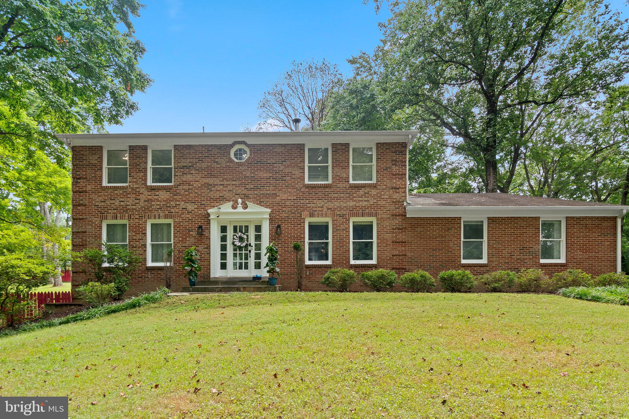 Welcome to 8117 Whirlwind Ct, a gracious three level brick colonial beautifully sited on a stunning 3.99-acre lot on a cul-de sac in Goshen Estates. The park-like setting is simply stunning and very private. The first floor features a grand, two-story foyer with curved staircase, large living room with crown molding, custom built in bookcases, large formal dining room, family room with fireplace and gorgeous custom stone hearth adjacent, massive quartz island with modern charging stations, butler’s pantry and lots of cabinet space. The upper level includes a fabulous primary suite with a wood burning fireplace, extended walk-in closet, and spa like suite bath with shower and jacuzzi , two additional spacious bedrooms and a shared full bath. The amazing walk out lower level has a large family room with wood burning fireplace with brick hearth, recessed lighting and wall sconce lighting, wet bar/ entertaining area with built in cabinetry with granite countertop, full bath, large storage room, utility room and gym. The backyard is truly a backyard oasis featuring an inground pool with hot tub, custom stone hardscaping and patio, ideal for vacationing at home. The oversized attached carport. Additional exterior features include a long driveway with circular turnaround, large shed, and firepit area. This is truly an exceptional property. This home has been meticulously renovated with all high end contemporary features, checks all the boxes and the setting is magnificent. Please see all photos but this one is a must tour in person...
Welcome to you private resort/home!
