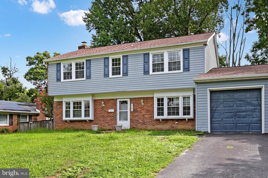 Rare Rental Opportunity in Joppa!  Spacious single-family home with over 2,000 sq. ft. of living space, large fenced yard, and a two-car garage. The first floor offers a welcoming family room with a brick fireplace, a versatile office/den, a full eat-in kitchen with dining area, half bath, and a convenient laundry room. Step out through the French doors to enjoy a backyard with over a quarter acre of space — perfect for relaxing or entertaining. Upstairs, you’ll find four bedrooms, including a primary suite with full en-suite bath, plus three additional bedrooms and a full hall bathroom. With plenty of parking in the attached garage and driveway, this home combines comfort, space, and convenience.  Don’t miss out — schedule your showing today!