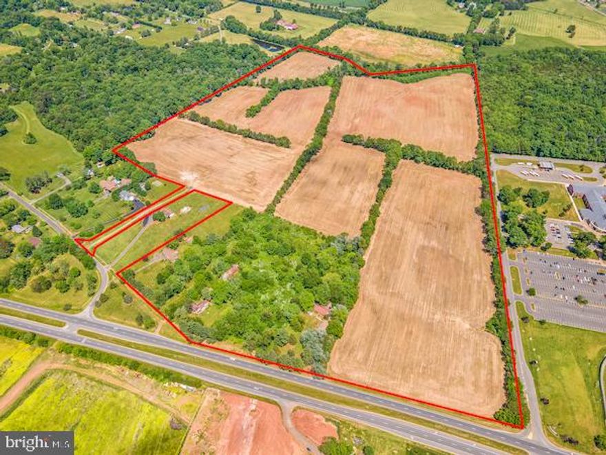 Fully Entitled 97-Acre Residential & Commercial Development Land in Fauquier County, Virginia.

White Marsh represents one of the most important development opportunities for residential and commercial growth in Bealeton, Virginia. Located in Fauquier County, Bealeton is a vibrant suburb of Washington DC that provides a unique blend of agricultural, commercial, and residential developments.  This peaceful north-central Virginia town allows easy access to Fredericksburg, Warrenton, Manassas, and Gainesville through I-66 and I-95 via Routes 29, 28, or 17, making it an ideal location for the proposed expansive community development. 

The property offered for sale consists of four (4) contiguous parcels strategically located adjacent to Liberty High School, across the street from the newly built Mintbrook Village and surrounded by nearby retail centers and residential communities.  This property received county approval in 2010 for a development known as White Marsh, with the idea of creating “an entire neighborhood with opportunities for its inhabitants to work, live, conduct business, shop and engage in recreation.”  The White Marsh vision includes “shops, restaurants, boutiques, service establishments and professional offices (to) provide a range of services and employment opportunities for residents.”  Residential planning includes a mix of 141 single family detached units (77 units age restricted), 24 single family attached units (20 units age restricted), 152 age restricted multi-family units, 130 assisted living care units and 14 live-work units.  The site plan assumes a commercial development in the front section of the property with “retail and office uses, specially planned commercial uses including a boutique hotel, a medical office center, and a Continuous Living Facility.”   The previously approved site plan is consistent with the Bealeton Service District Plan adopted on June 6, 2013. 

Bealeton enjoys tremendous growth with strong residential demand leading the way.  The popular Mintbrook residential and commercial development led by Ryan Homes and NVRetail is a significant success and includes hundreds of single family homes and townhomes, plus the three-story, 80 unit Mintbrook Senior Apartments.  While residential construction is still finishing, the Mintbrook development completely sold out quickly.  With White Marsh being directly across from Mintbrook, the next owner will capitalize on this development opportunity where there is proven consumer demand for the finished product. 

Bealeton boasts an exceptional blend of city-country balance.  Tranquil and serene, Bealeton is known for its lush landscape, and the Whitney State Forest and Brandy Station Battlefield Park do not disappoint.  Popular attractions include the bustling Messick’s Farmers’ Market and Morais Vineyards & Winery, a Portuguese-style winery with wedding venue that attracts thousands of people each year.  For high-flying fun, The Flying Circus Aerodrome & Airshow is a local favorite and brings in guests from all over Virginia.  Downtown Bealeton offers quaint antique stores and charming cafes, and nearby Old Town Warrenton provides more restaurants and boutiques for residents and visitors alike.

This is an outstanding opportunity for a developer that can take on both residential and commercial projects, or a residential builder teamed with a commercial development partner.  The land is undeveloped with a mix of open space and trees, with the exception of several structures that may be torn down during development.  The farmland is subject to an annual lease agreement and is currently held in land use, resulting in significant real estate tax savings while holding the property for development.  The property is master-planned for utilities in the Bealeton Service District Plan with public water and sewer available on the adjacent Liberty High School property.