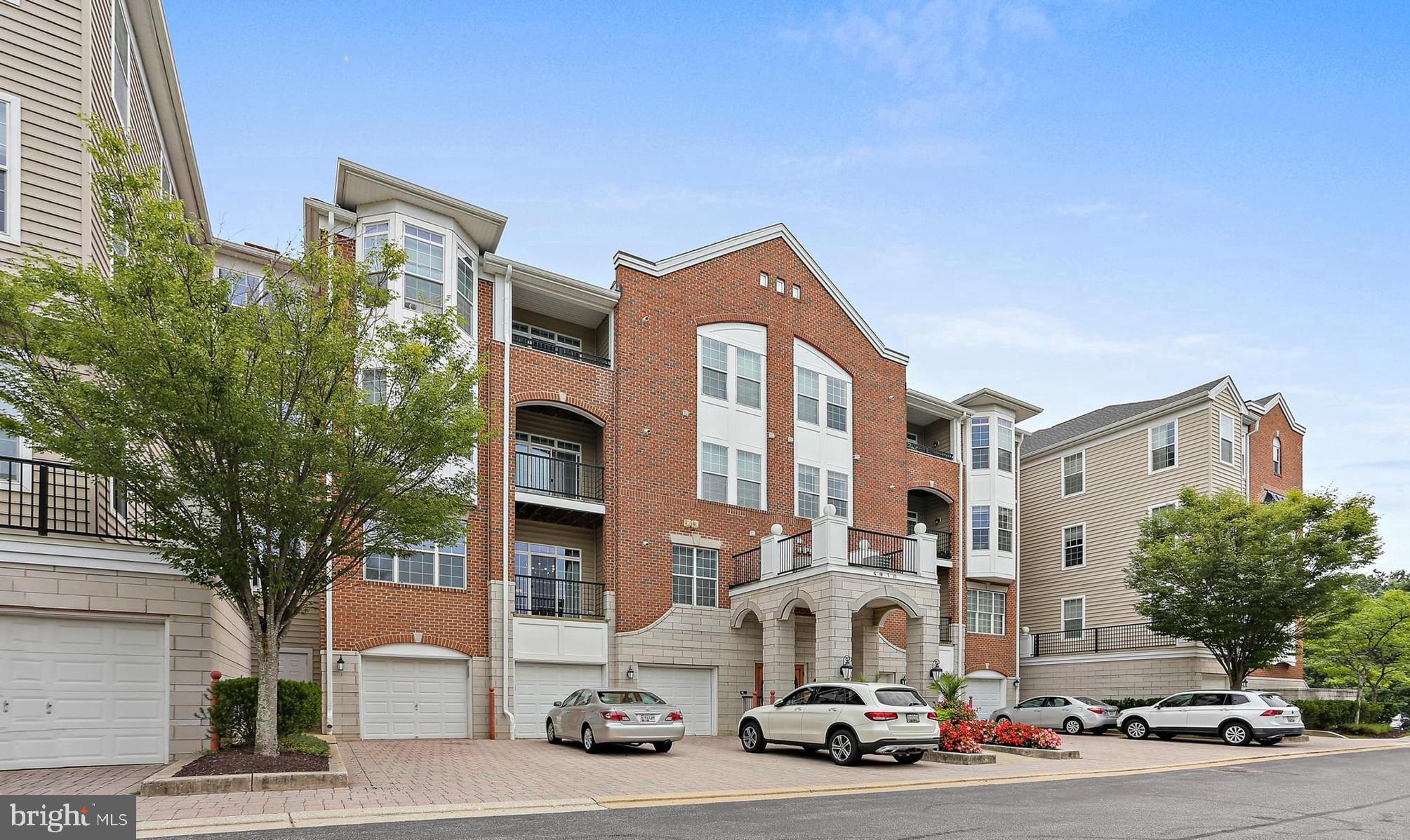 Beautifully updated 3rd floor condo in a building with a prime location at the highly sought after River Hill community. Move in ready for a care free, convenient, and comfortable life style. Bright, spacious living space with 9' ceilings. The kitchen includes granite countertops, tile backsplash, and SS appliances. Oversized living room and dining room at the center of this unit offer elegant tray ceilings and a ceiling fan, wood floors, and a triple glass door leads to a balcony overlooking vast open space, flowering gardens and trees. A large primary bedroom features tray ceilings, bay windows, sitting area, an en-suite full bathroom, and two closets with organizers/shelves/drawers. One is a walk-in. A 2nd large bedroom showcases dual windows, also two closets with organizers/shelves/drawers, and a 2nd full bathroom. One car garage, plus 1 reserved parking space. Condo fees include building maintenance, elevator, landscaping, water, master policy insurance, and more. Super convenient location: walk to shopping centers, Giant grocery store, local farmers' markets, restaurants, professional services, urgent medical care, banks, barber shops, gym, CA indoor and outdoor swimming pools, kids tot lots, playgrounds, and miles of trails around the wonderful River Hill Village. Minutes to River Hill schools, and easy access to 108/32/29/95, Baltimore, DC, Rockville, and Annapolis.