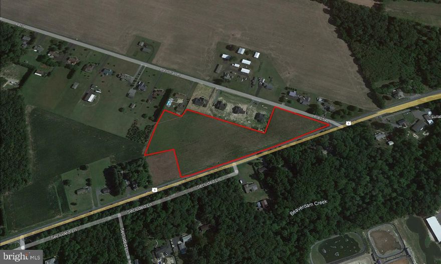 This 10.52-acre parcel of land is conveniently located on Lewes/Georgetown Hwy and is zoned AR-1 (Agricultural/Residential), offering a versatile opportunity for potential buyers interested in owning land near the beaches in the Milton area. Proposed 26 Unit Flex Space ranging from 1,800- 27,000 +/- SF.