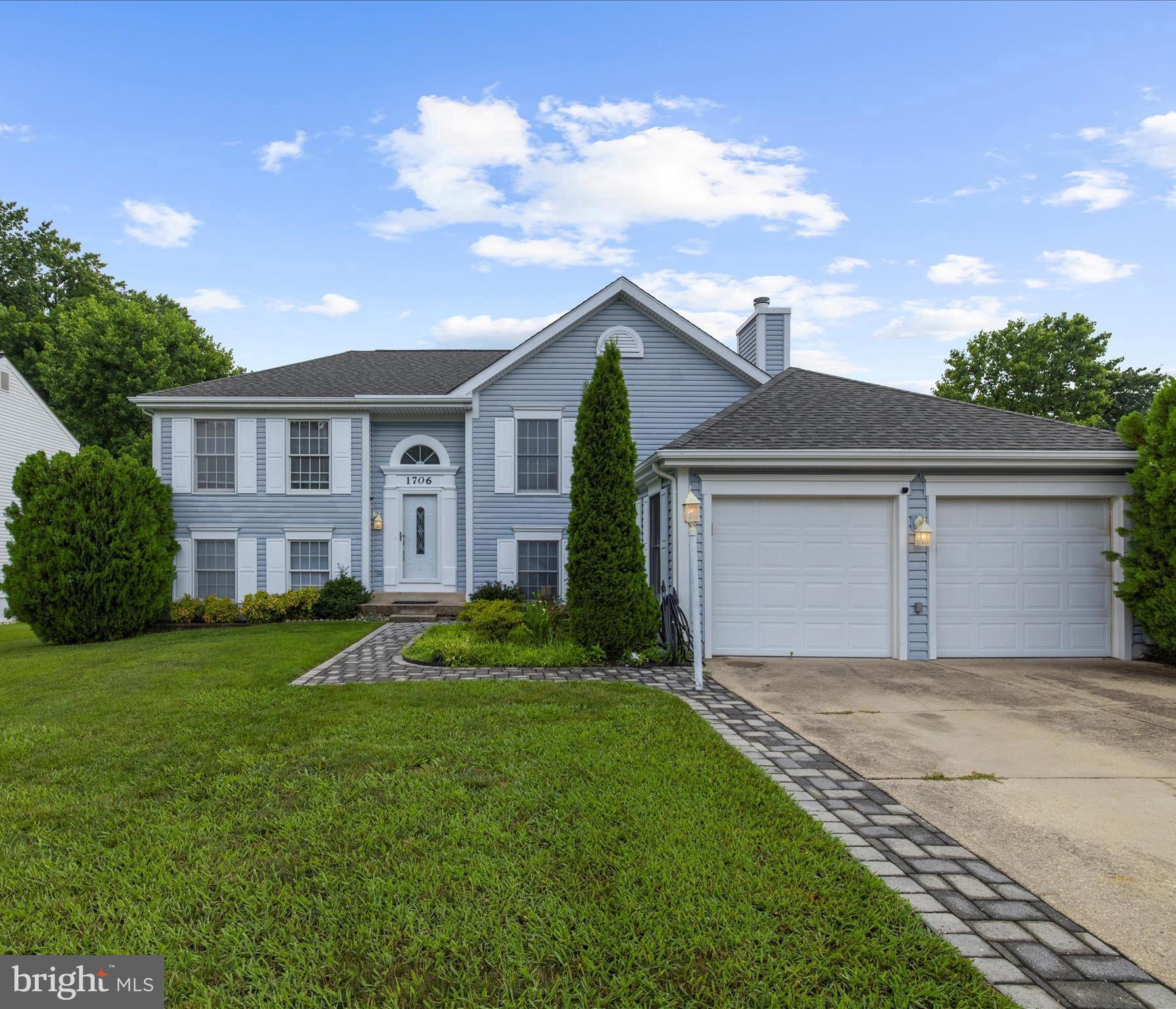 Multiple Offer in Hand. Offer Deadline Tues. 7/22 at 7pm.
Beautiful and Unique Split Foyer! This well-maintained home stands out with a full-size 2-car garage featuring overhead storage. This garage does not compromise the home’s interior square footage—a rare find! Inside, you'll love the master suite, complete with a spacious walk-in closet and a private en-suite bath boasting a walk-in shower and double sink vanity. The gourmet kitchen is a chef’s dream, featuring a wall oven, cooktop, built-in microwave, custom cabinetry with a pantry, and a peninsula perfect for casual dining or entertaining. Step out back to your private oasis, complete with a swimming pool, relaxing hot tub, and a large, expansive deck. Thoughtfully designed and full of functional charm, this home blends comfort, storage, and style in one exceptional package! —This home has it all!
New Carpet upstairs 7/2025, New carpet downstairs 2022; Annual termite service; Roof approx. 12 yrs. Old; Chimey Serviced 2023; New pool liner 2015, Hot Tub had 2 new pumps installed, 2022, Heat Pump has annual BGE service contract