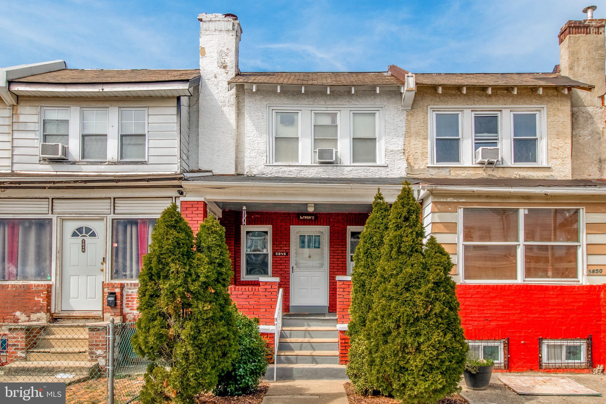 Don’t miss your opportunity to own a lovingly maintained townhome in the heart of Olney. This charming 3 bedroom, home features an open floor plan, new plush carpeting with spillguard padding in the living and dining rooms. The dining room coffee bar is included with the sale and features a double handle water filler. The kitchen has been fully renovated with modern shaker cabinets, tile backsplash, granite countertops, gorgeous laminate wood flooring and brand new stainless steel appliances. Off the kitchen is an inviting wood deck for enjoying all the seasons PA has to offer. Upstairs, three bedrooms and a full bath. The ample owner’s suite features a large closet. New carpeting on the stairs and in the hallway. The basement boasts loads of storage space! The property also features a rear access fenced driveway providing off street parking. The 1-car garage is currently being utilized as a storage shed. Newer roof, blinds, doors and electrical. Located in a quiet residential neighborhood, you'll find yourself engaged in a community with a rich history. Located close to shopping, restaurants, schools and parks!