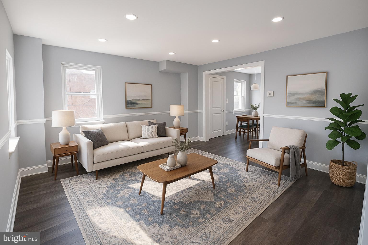 Be sure to see VIRTUAL TOUR for a 3D tour of the home. Magnificently renovated home. From top to bottom this home has been lovingly redone to make it the perfect home for you. For buyers looking for a value in Baltimore City, this is a great low-entry price point, perfect for building wealth and living in comfort. Within a mile of Druid Hill Park and the Zoo. End of row, brick, no HOA, investment and first time buyer friendly.