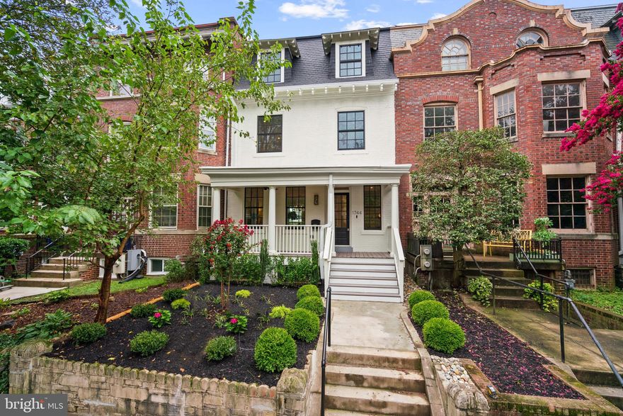 A successful synergy that is created between an entirely new house wrapped within a historic exterior is one that is not frequently experienced in residential construction in the city. No builder has been able to master this relationship as capably as Dilan Homes, a 2025 winner of the prestigious Institute of Classical Architecture & Art John Russell Pope Award. The composition of the façade has been carefully maintained as a counterpoint to a fresh, spacious, and refined interior. The first floor comprises an open living space that benefits from natural light at all times of the day. In addition to an ample and beautifully outfitted kitchen, there is are two spaces for dining.  The finishes and fixtures throughout all four levels are consonant with each other and create a composed and luxurious sensibility.

The second floor offers the first of two principal suites with adjoining bathroom, as well as a walk-in closet, and reach-in closet. An additional bedroom, bathroom, and laundry are found on this floor, with a similar plan is found on the third floor. The lower level offers an entirely separate environment unto itself, with bedroom, full bathroom, and living space that walks out to the garden. A two-car garage is included.