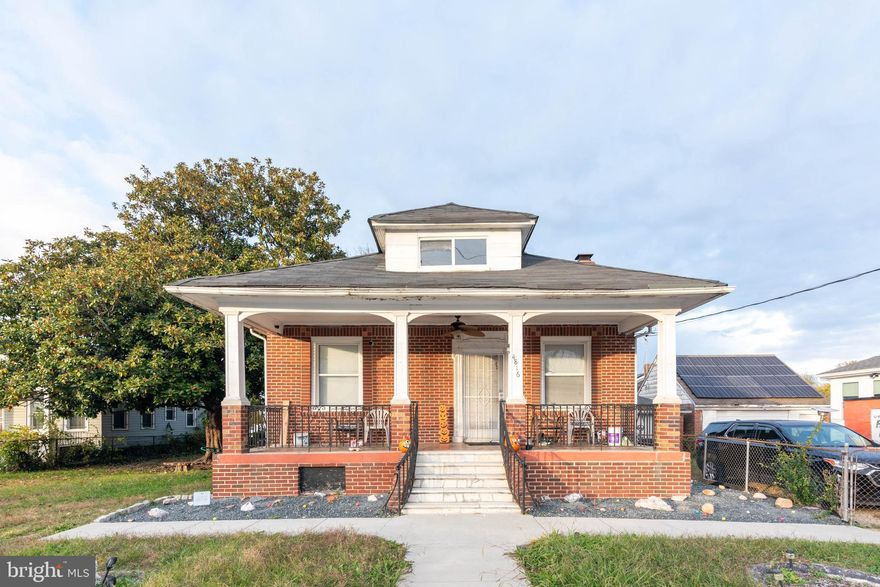 List price is opening bid. Online auction to be conducted on Auctioneers website. Auction Begins Wednesday December 17 Auction ends Monday December 22 @ 11:00 am  
Detached Brick Porch-front Rancher in Capitol Heights, PG County
 Note from the seller: The tenant has given notice that they will vacate the property by January 1, 2026. The property will be conveyed vacant.
 Currently Tenant-Occupied through December 2025
 Currently rented at $2,150/month. The tenant is on a month-to-month lease.