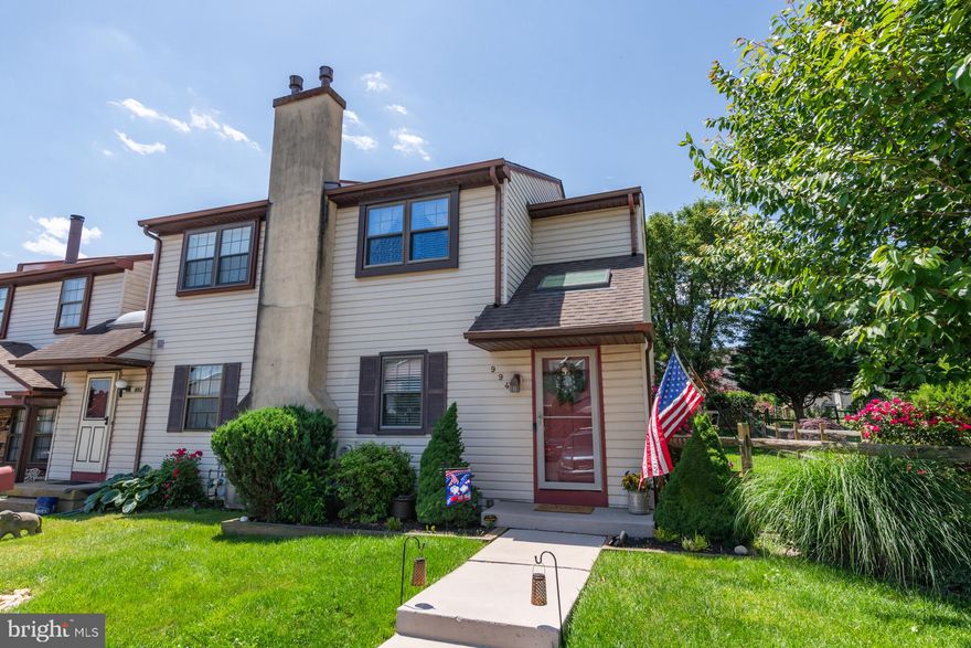 Looking for a home in Central Bucks School District? Come check out this Beautiful, updated  and meticulously maintained 3 Bedroom, 1 full 1 half bath with finished basement in desirable Stover Mill at Warwick! Fully fenced in back yard perfect for cookouts and entertaining. Make your appointment today!