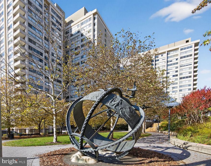 Charming sun-filled studio with a separately deeded garage parking space at The Willoughby, located in the heart of Friendship Heights. This residence offers comfort and convenience in one of the DC Metro Area’s most sought-after neighborhoods—just steps from everything. Interior Features​:  South-facing unit with beautiful views through a picturesque window. Recently updated kitchen featuring quartz countertops, gas stove ​and generous cabinetry​. Queen-size Murphy bed with built-in cabinets on each side, maximizing space and functionality​. Beautifully renovated ​full bath with a contemporary vanity and stylish finishes​. Two closet spaces and wood floors​. Parking & Fees​: Includes one separately deeded garage parking space (G41​). Lo​w monthly condo fee of $377.92 covers all utilities, garage parking​ and building amenities. Building Amenities​: Rooftop pool and sundeck​, fitness center and sauna​, 24/7 concierge and secure entry​, convenience store and Alfio’s Italian Restaurant​, and Complimentary building shuttle to shopping and metro hubs​. Unbeatable Location​: Nestled in the vibrant heart of Friendship Heights, everything you need is just steps away:​ 2 blocks to the Metro​. World-class shopping: Saks Fifth Avenue, Tiffany & Co​,​ Bloomingdale’s, Talbots, Gourmet dining​s, Lia’s, Sushi Ko, Maggiano’s​, Cheesecake Factory,  Whole Foods and a new Trader Joe's expected to be open in November​.
Natural light, views, thoughtful upgrades, and a well-designed living space make Unit 2105S a truly welcoming home.